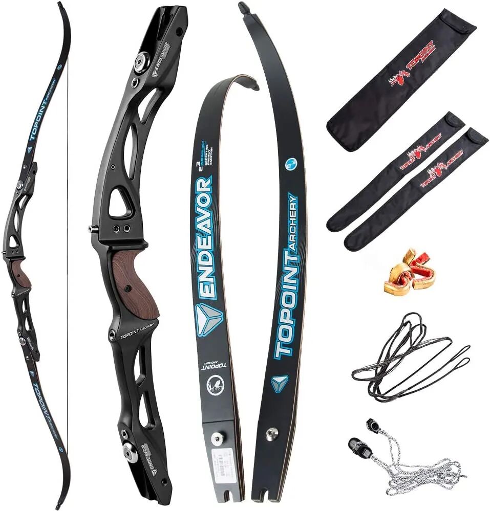 TOPOINT Endeavor R10 66" 68" 70" ILF Target Recurve Bow 16-44# @28"