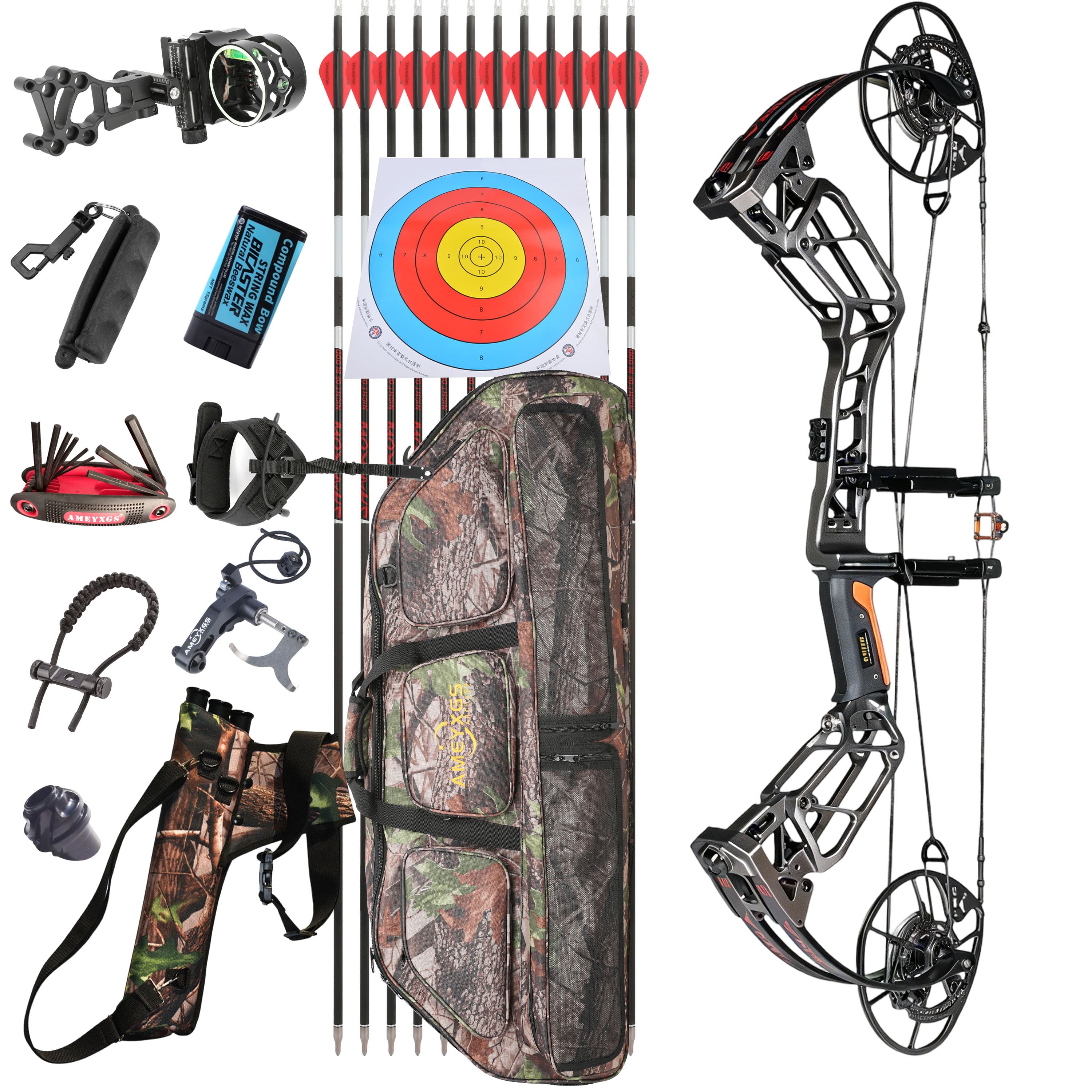 ROBIN KING 701 Dual-use Compound Bow Archery 0-70lbs Target Shooting