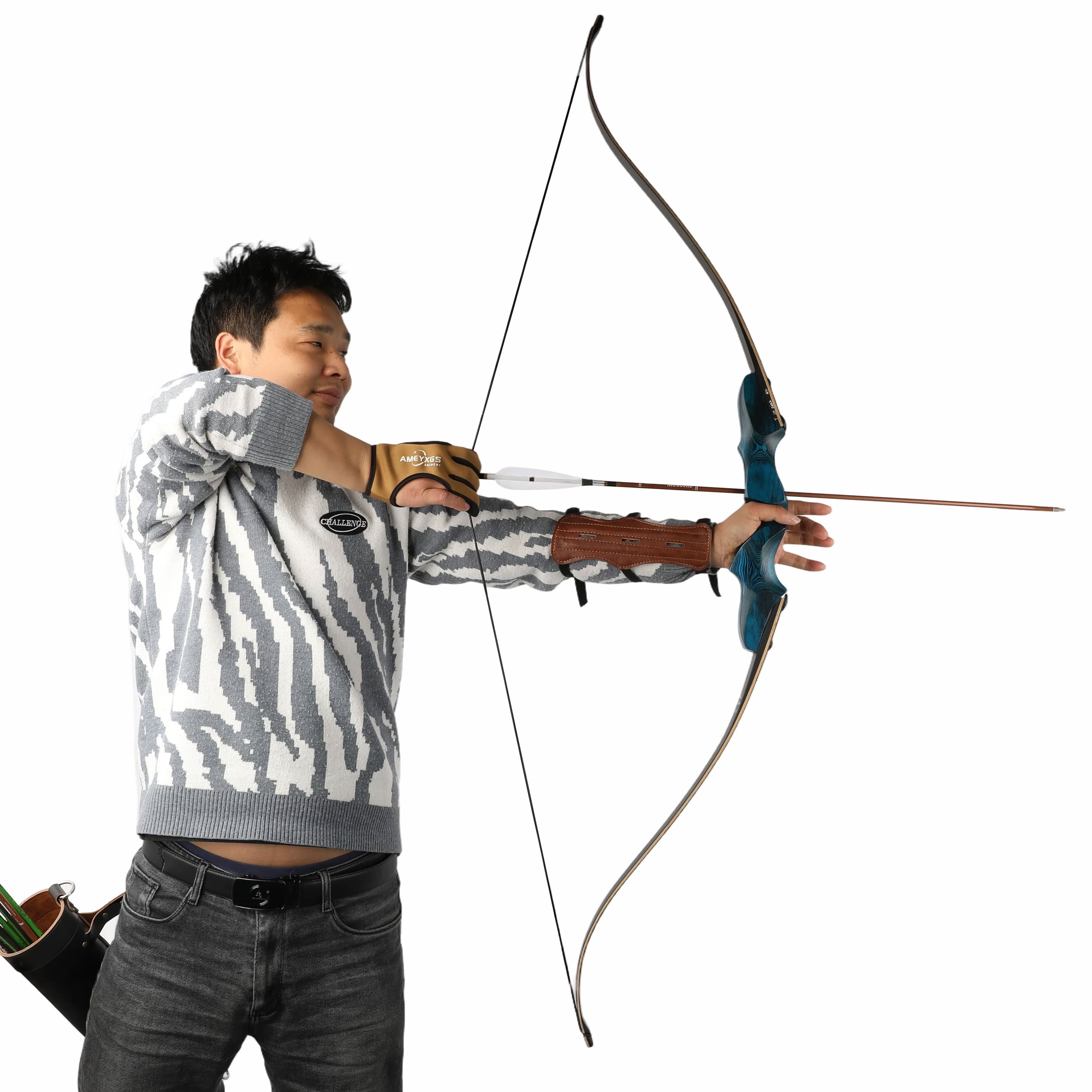 Rock Bear Takedown Recurve Bow 20-60 lbs Archery Bow Hunting