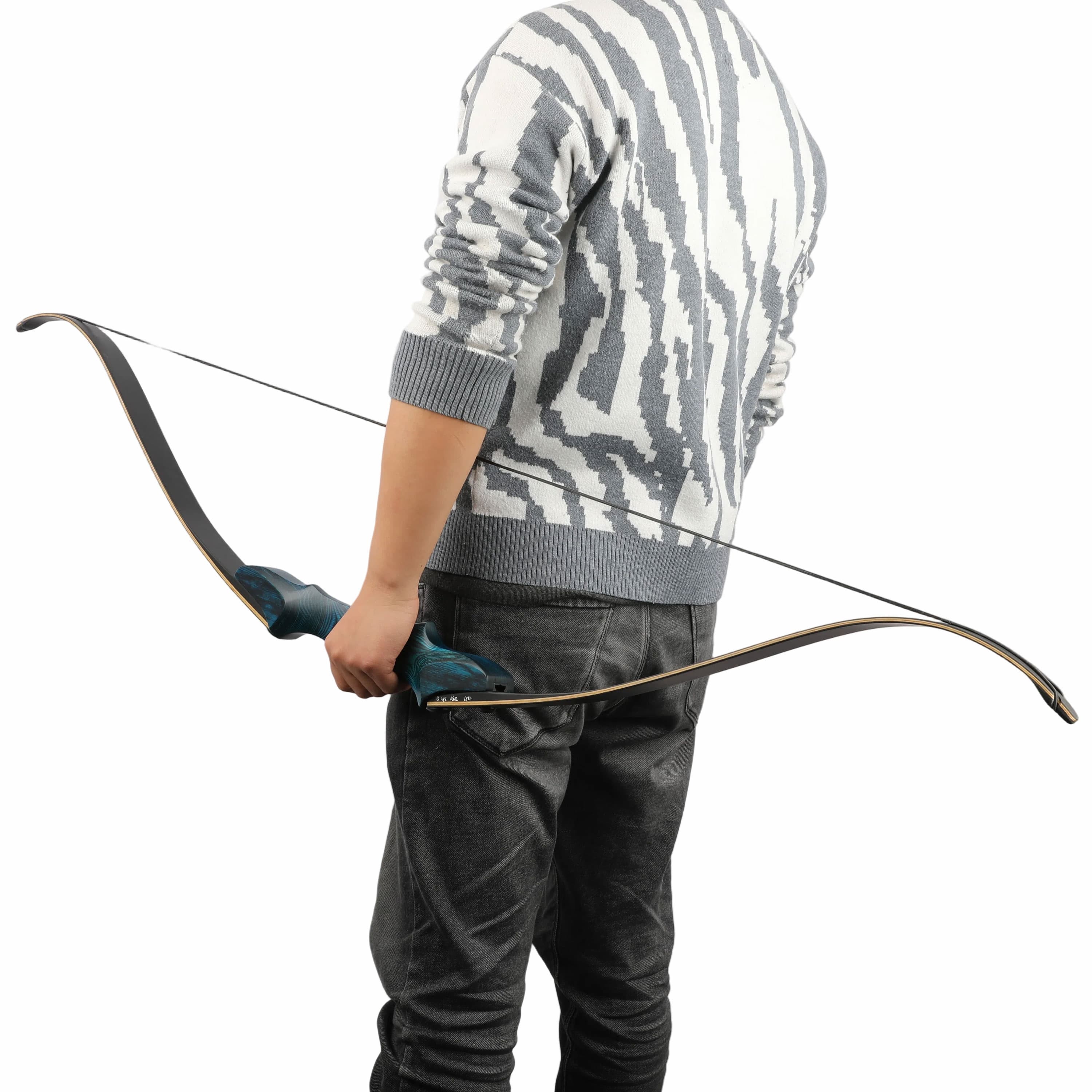 Rock Bear Recurve Bow 20-60lbs Takedown Bow 60‘’ Archery Hunting