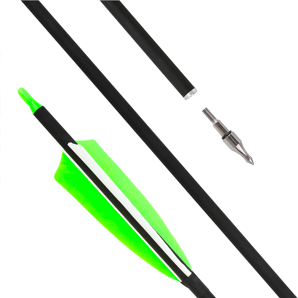 SHARROW 30" Carbon Arrows Takedown for Beginners Spine 500(12 Pack)