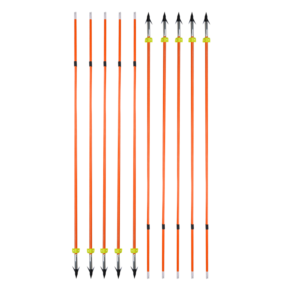 SHARROW 30 Inch Orange Bowfishing Arrows Fiberglass(12 Pack)