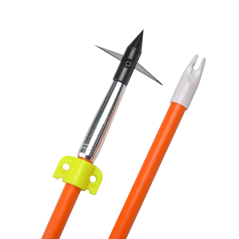 SHARROW 30 Inch Orange Bowfishing Arrows Fiberglass(12 Pack)