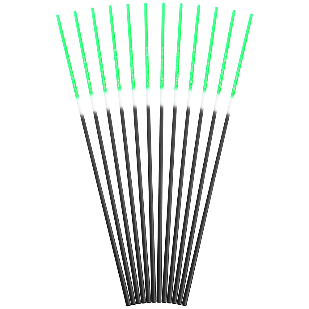 SHARROW 6.2mm Archery Carbon Arrow Shafts Spine 500 (12 Pack)