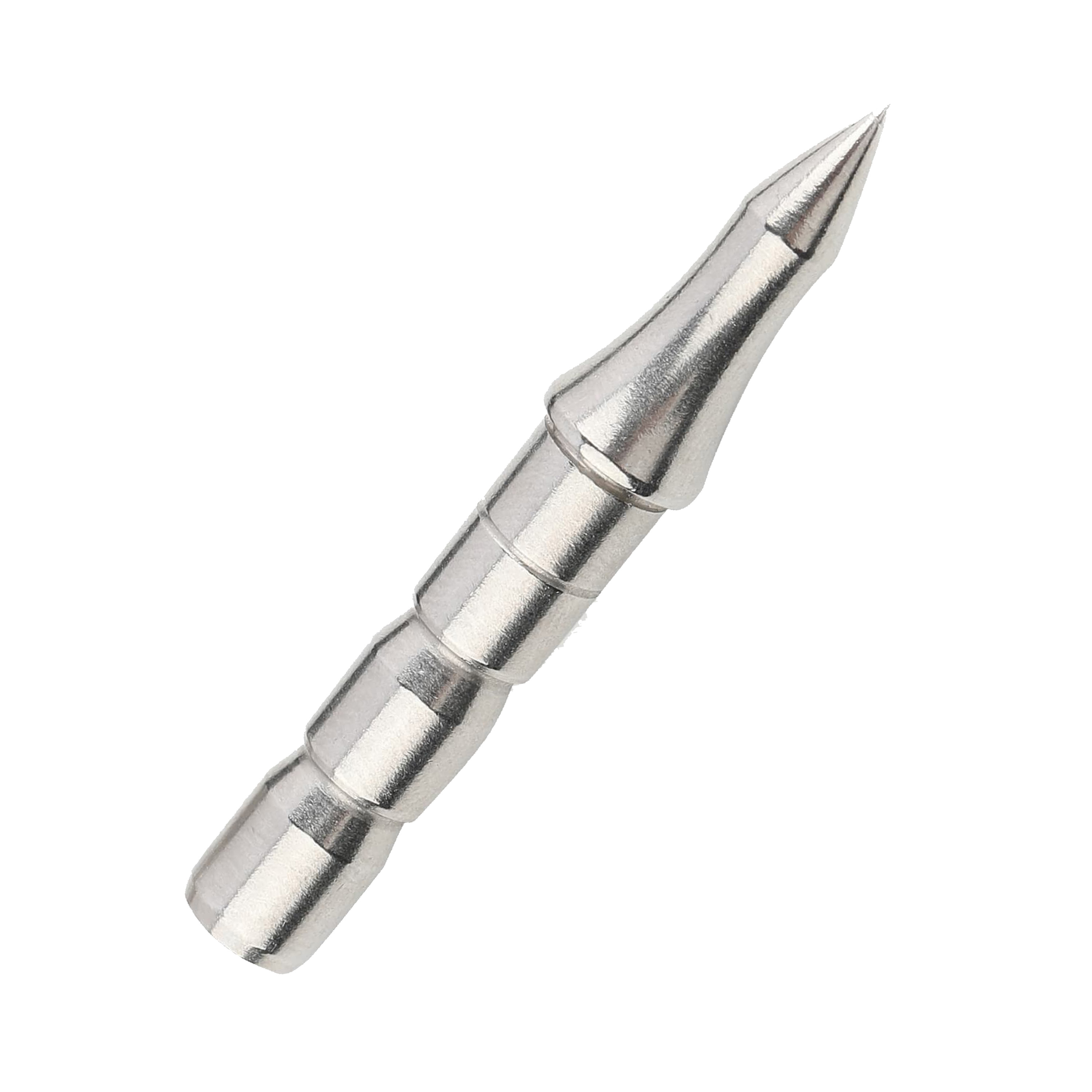 Stainless Steel Arrow Tips 100 Grain Standard Glue-In Points (12 Pack)