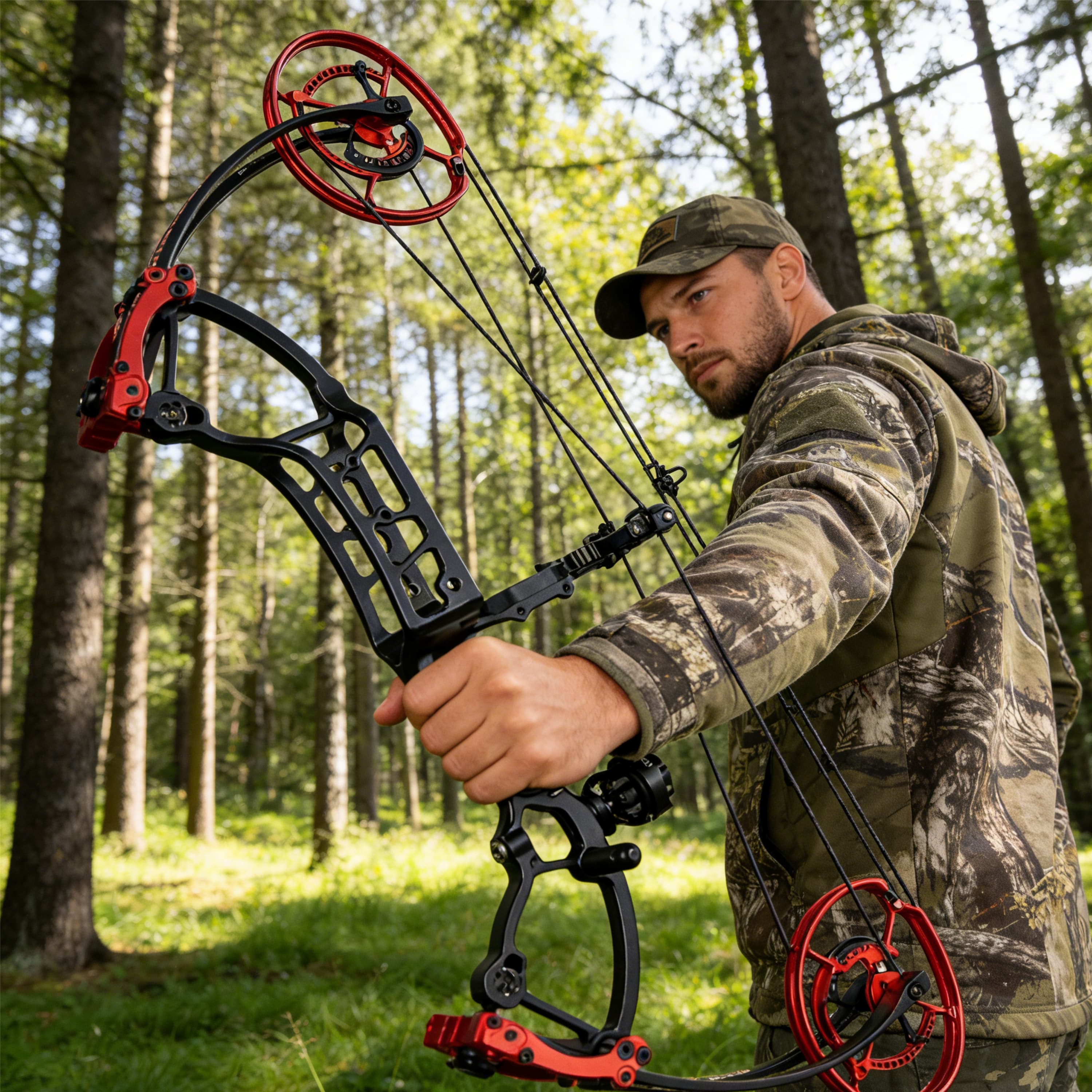 TUOLU Dual-use Compound Bow Archery 40-70lbs Target Shooting