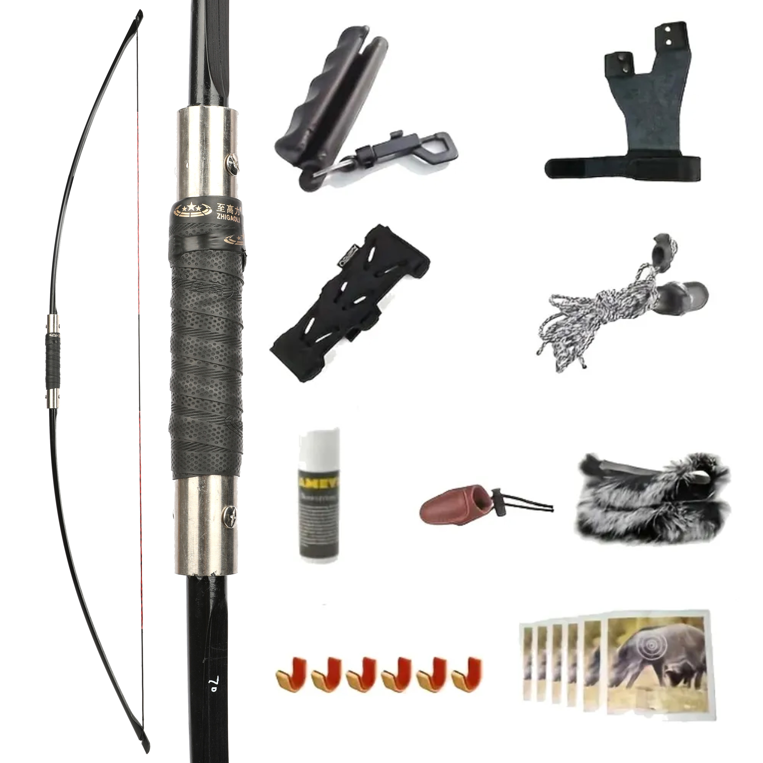 Traditional 67" English Takedown Longbow 60-70 lbs