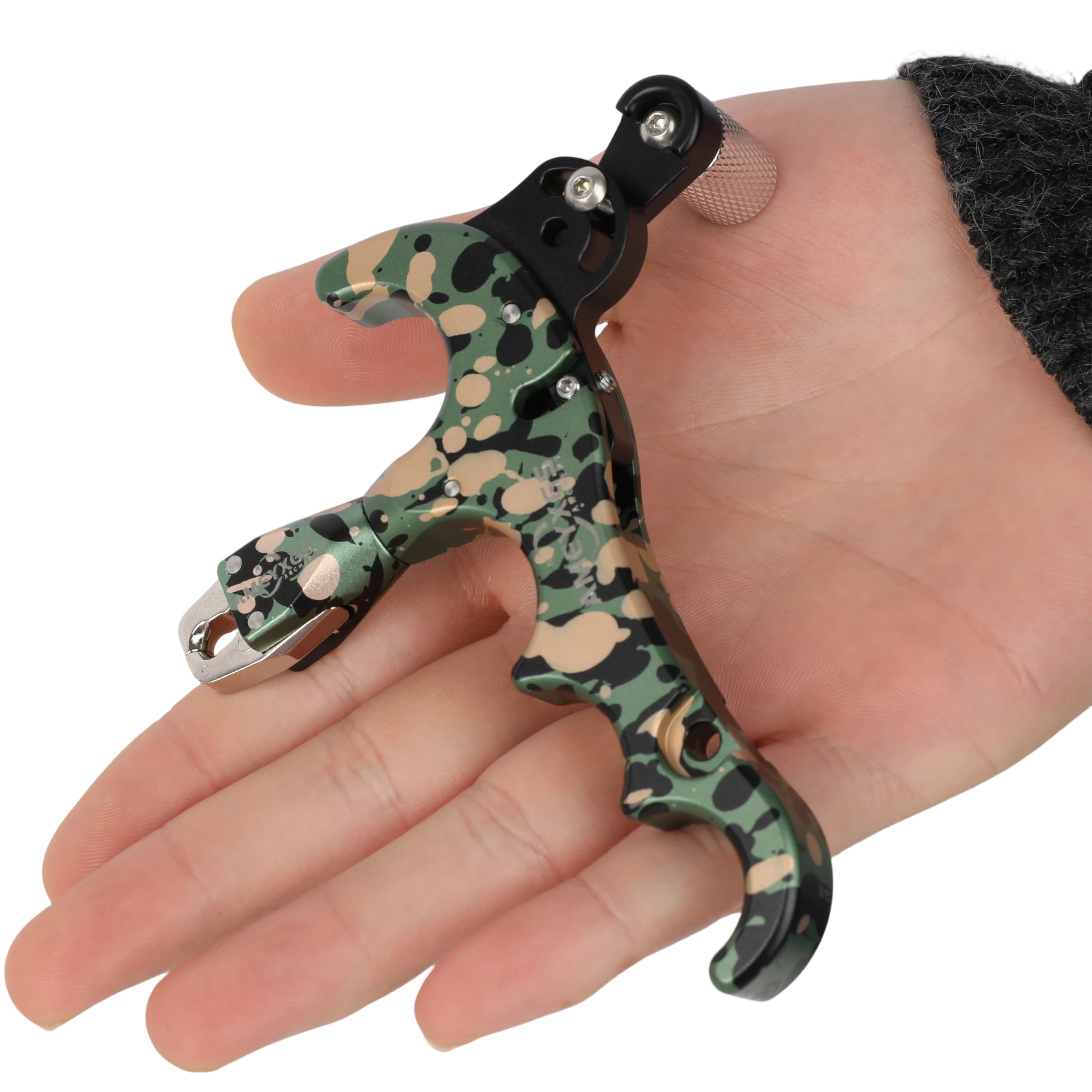 US AMEYXGS 4 Finger Thumb Release for Archery Compound Bow Release