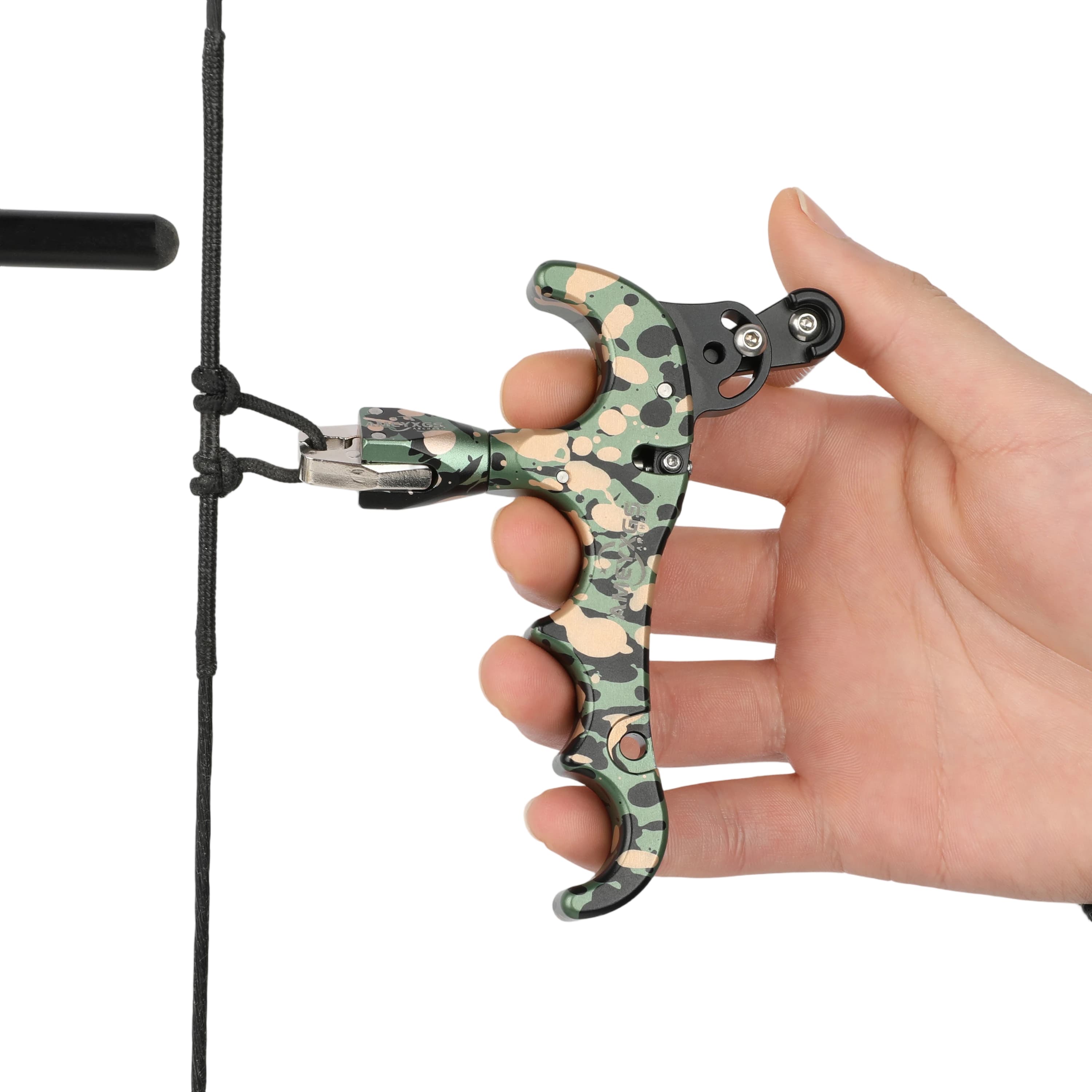 US AMEYXGS 4 Finger Thumb Release for Archery Compound Bow Release
