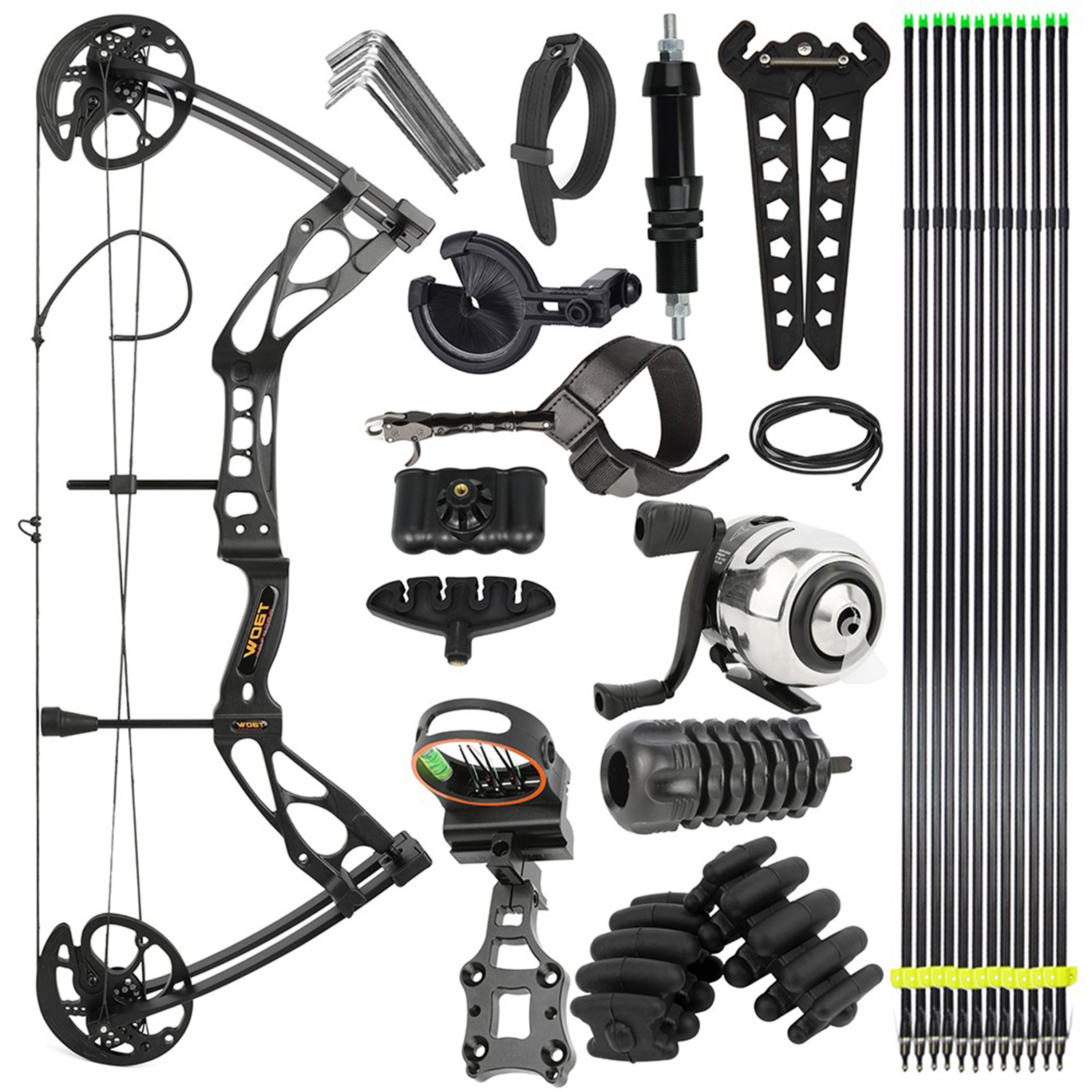 US IN STOCK M133 Compound Bow  0-70lbs  Archery Hunting