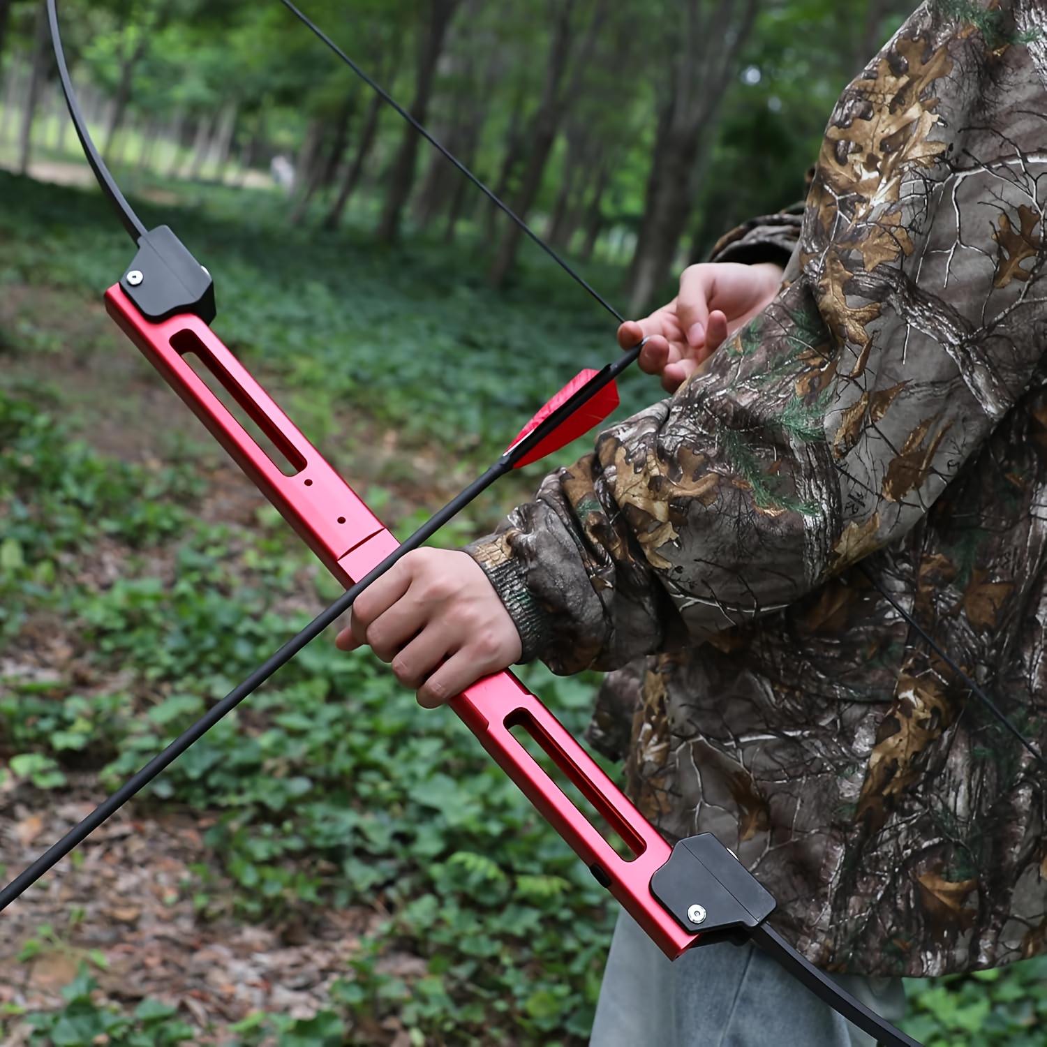 58" Folding Takedown Recurve Bow Aluminum Alloy Hunting Bow 35 lbs