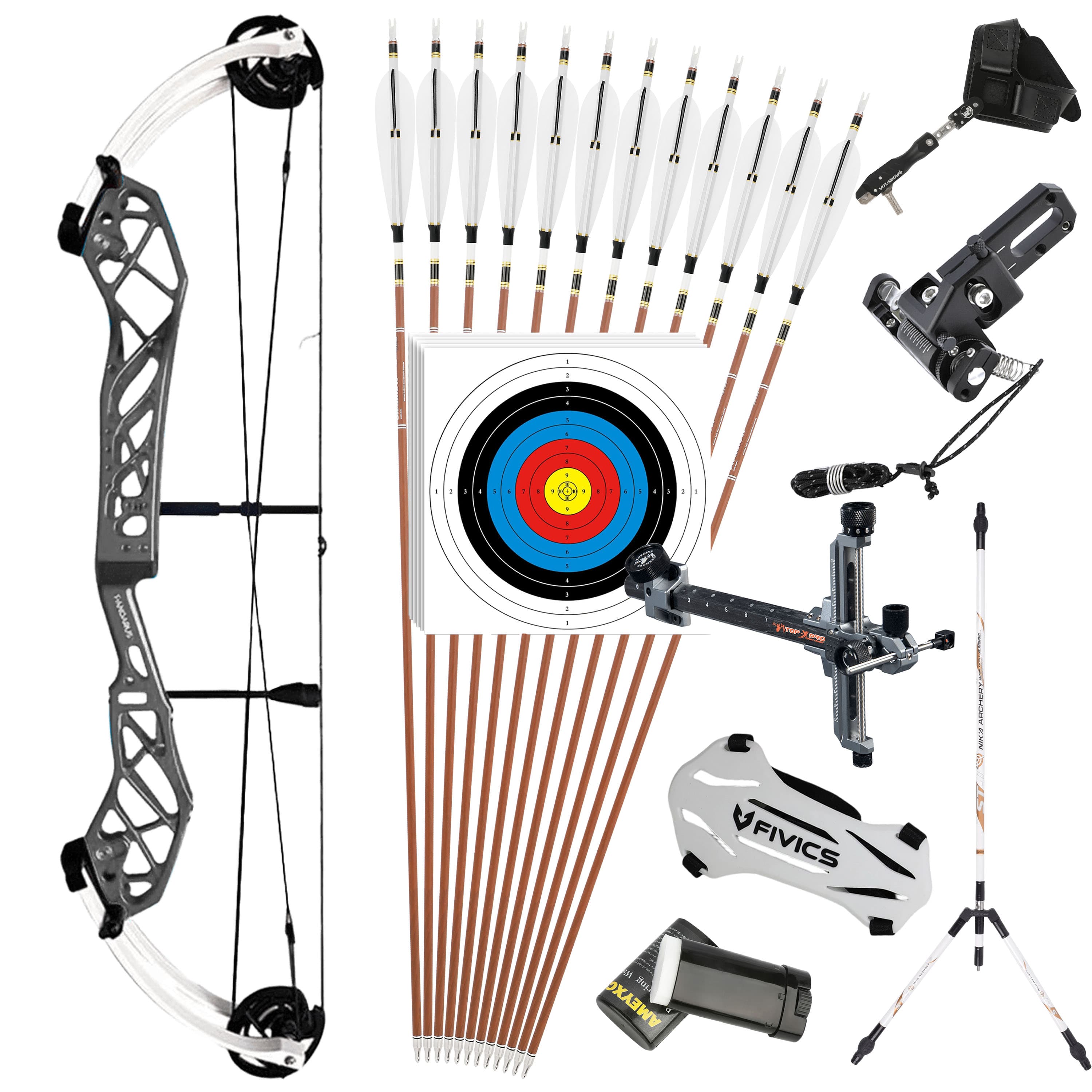 50-60lbs Compound Bow Set Shooting Target Archery 
