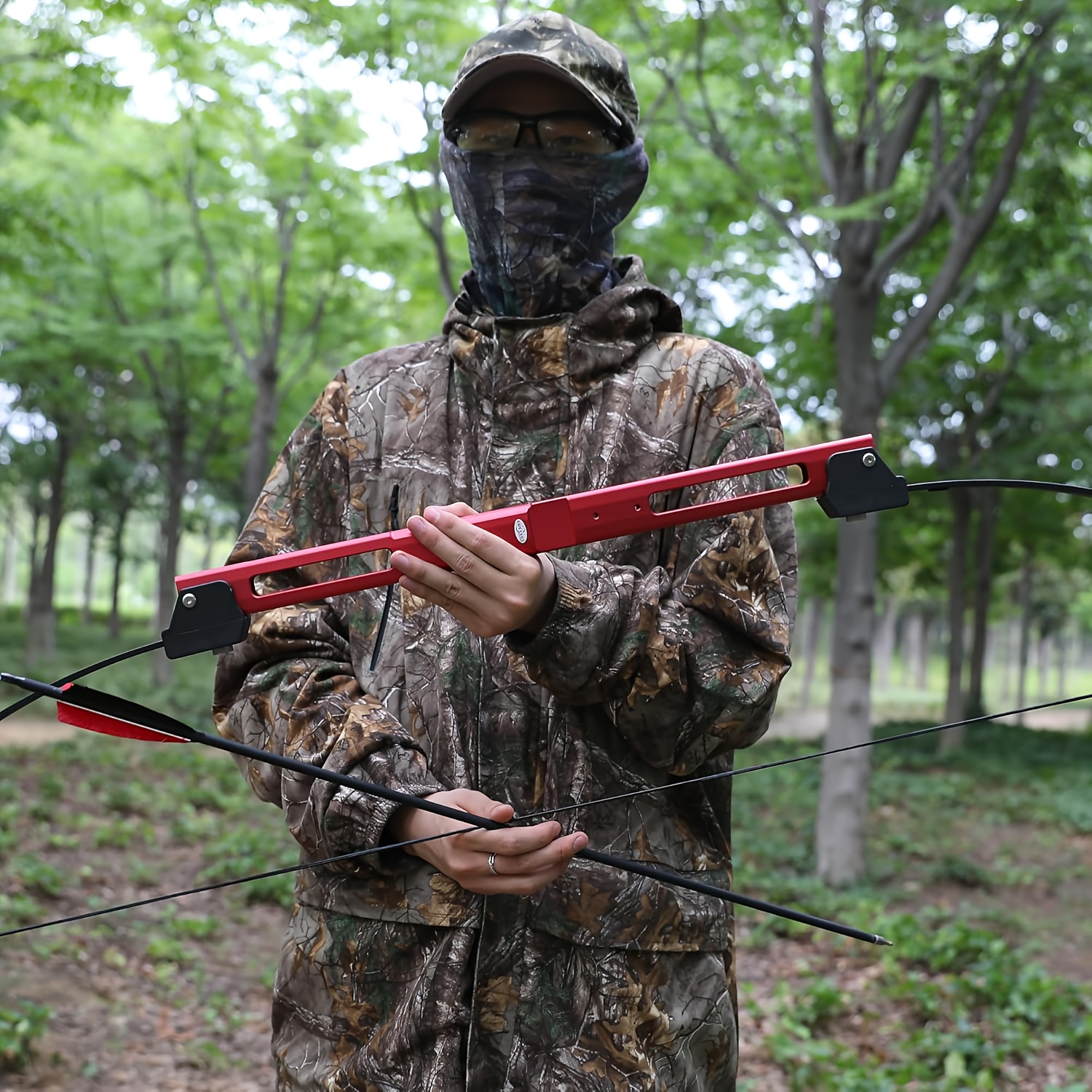 58" Folding Takedown Recurve Bow Aluminum Alloy Hunting Bow 35 lbs