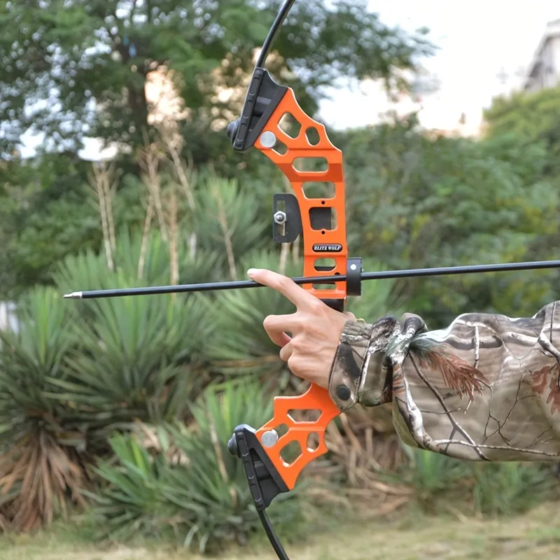 50" Archery Straight Bow Kit 40lbs Takedown Recurve Bow Adult Outdoor Target