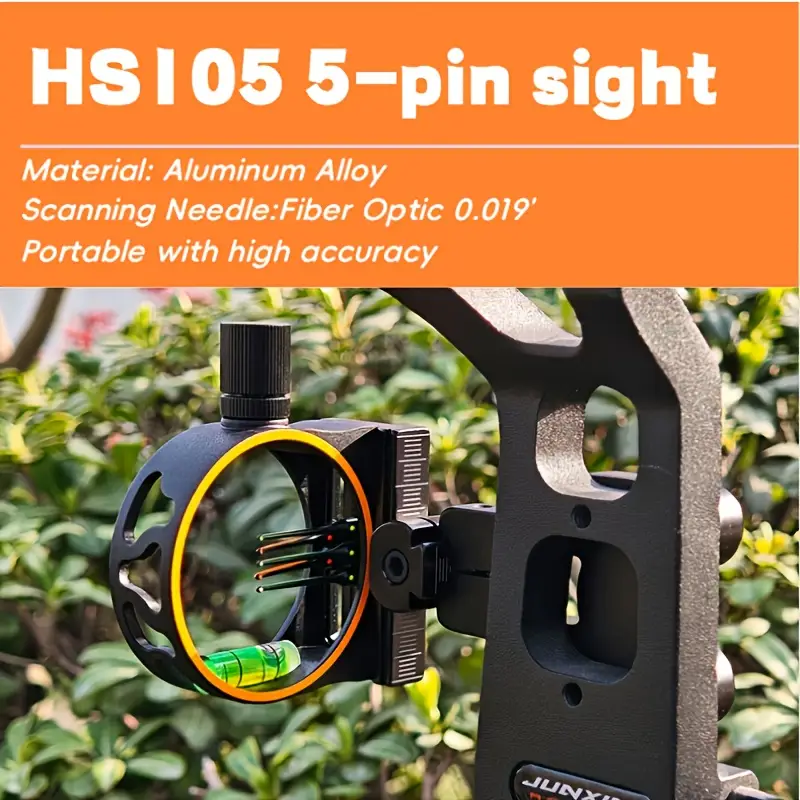 HS105 Micro-Adjust .019" 5 Pin Hunting Bow Sight