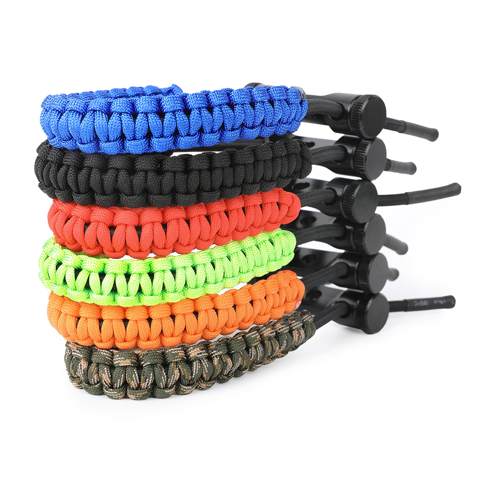 Archery Braided Bow Wrist Sling Adjustable for Bow Target Shooting 