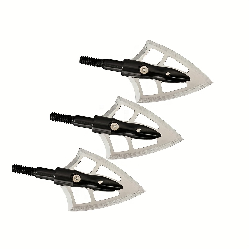 12pcs Broadhead Hunting Arrows with Aluminum 6063 Shafts & Stainless Steel Blades