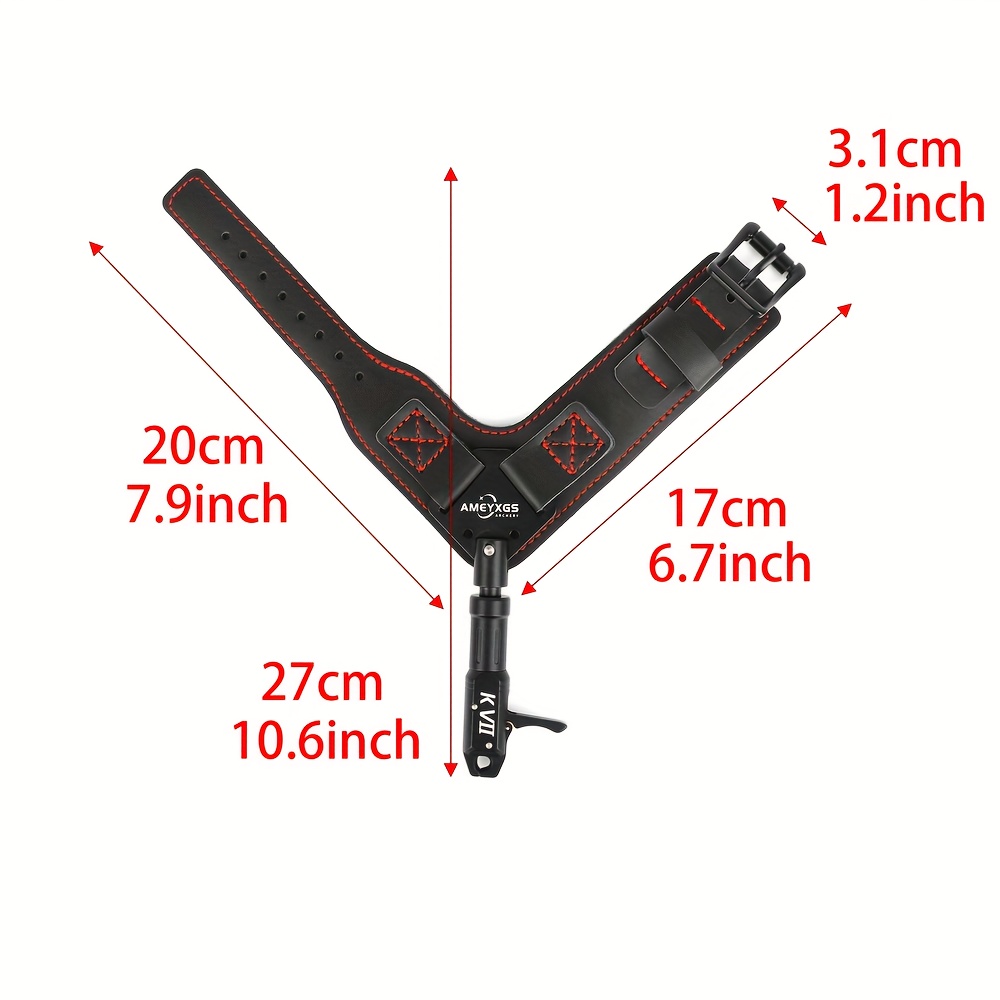 AMEYXGS Adjustable Archery Release Aid Wrist Release for Compound Bow