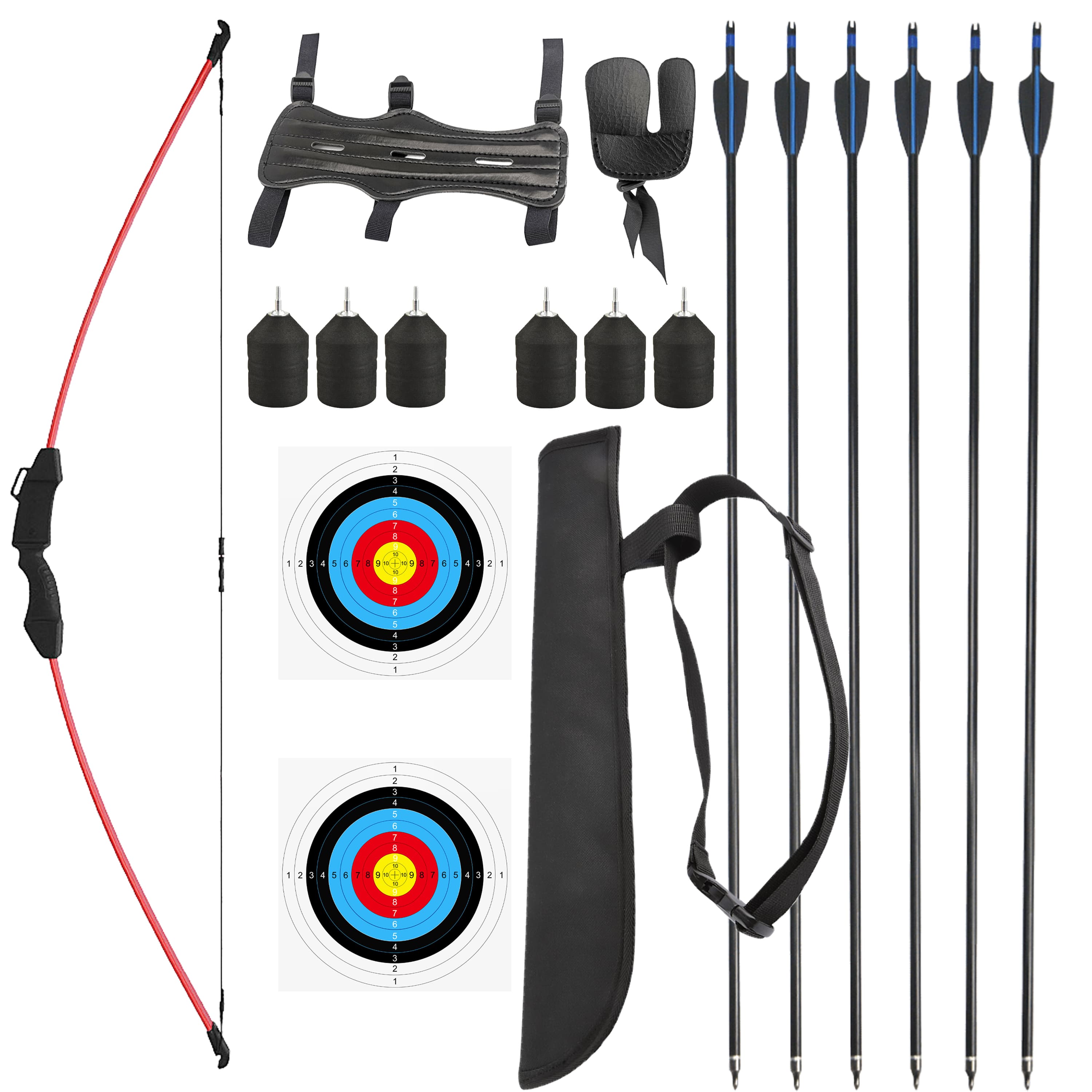 Youth Archery Takedown Recurve Bow Children Practice Outdoor