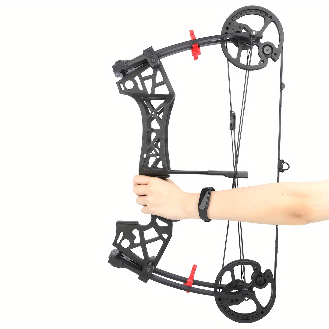 1pc Archery Dual-purpose Composite Bow, 40-65Lbs Adjustable For Both Left And Right Hands, Suitable For Shooting Marbles And Arrows For Beginners And Skilled Archers, Outdoor Hunting Shooting Target Shooting Archery