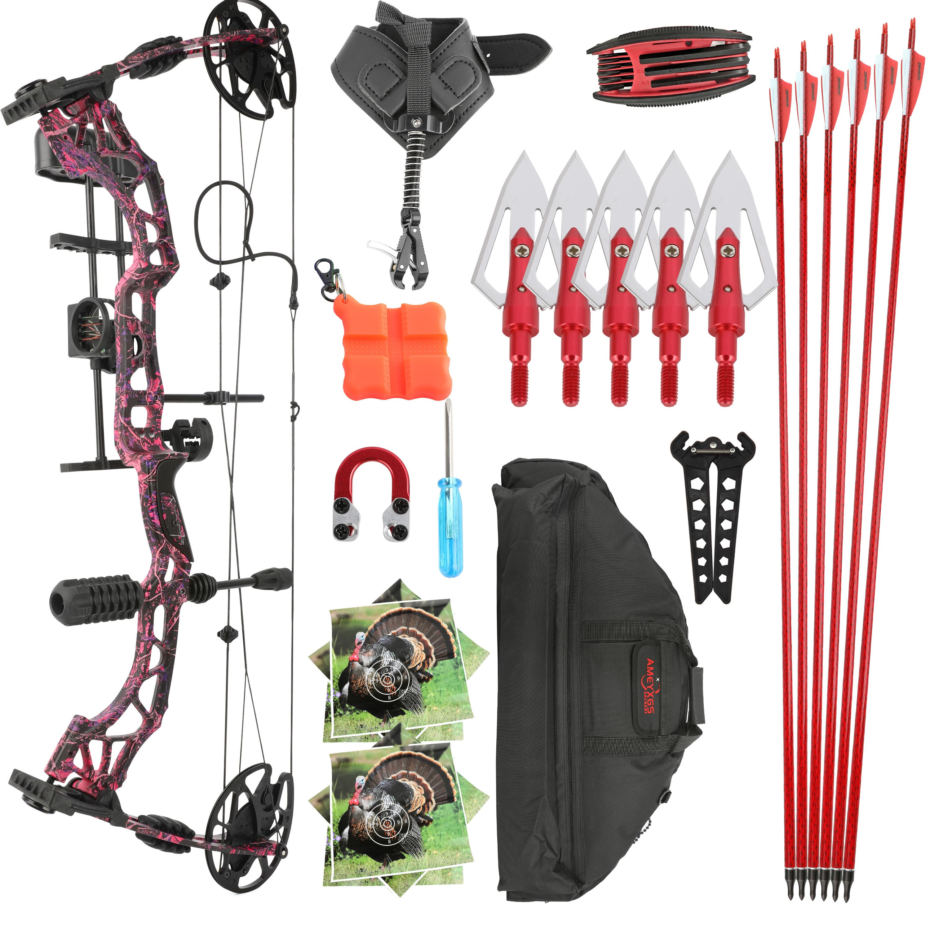 KANMEI QIN Compound Bow 35-70 lbs Archery Hunting Target