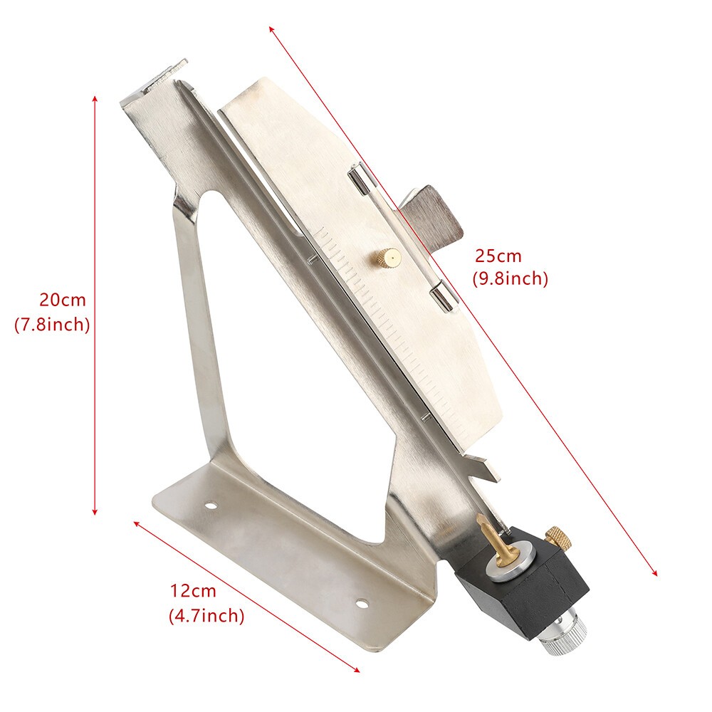 Archery Adjustable Arrow Fletching Jig with Clamp Arrow Building Tool