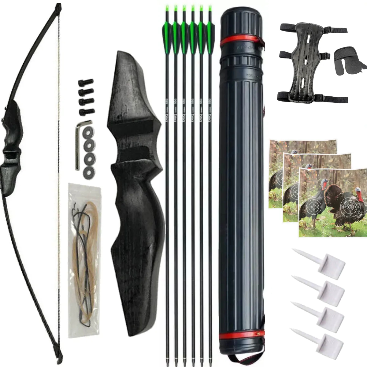 US Takedown Recurve Bow and Arrow Set for Adults Beginner