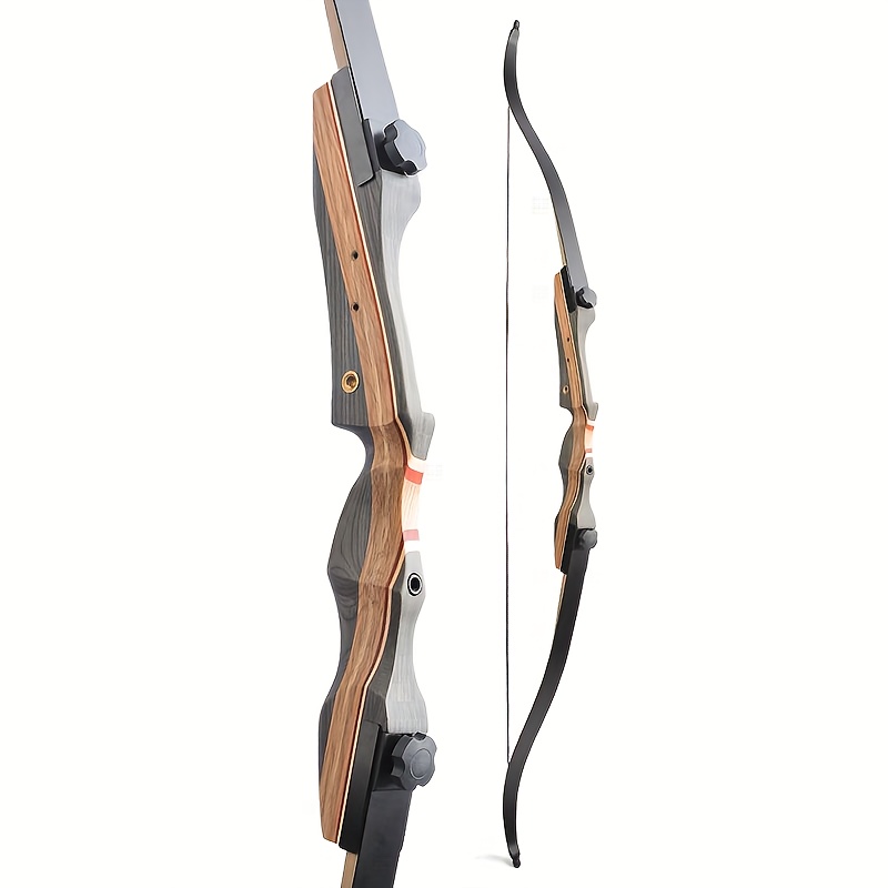 62 Inch Recurve Bow 40-50lbs Detachable Bow For Outdoor Shooting And Archery, Right-handed