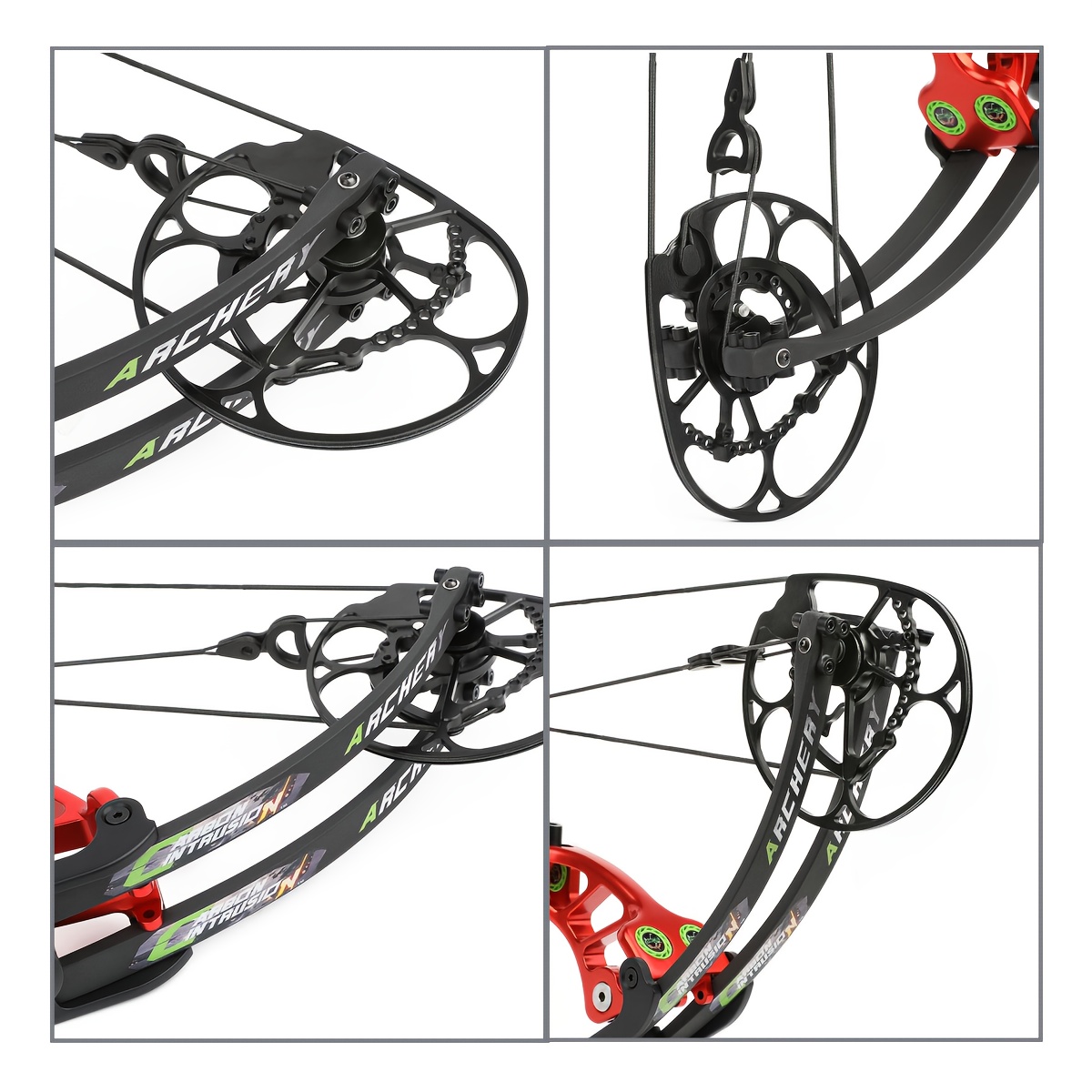 AMEYXGS Compound Bow CNC Machined Alloy 40-75 lbs