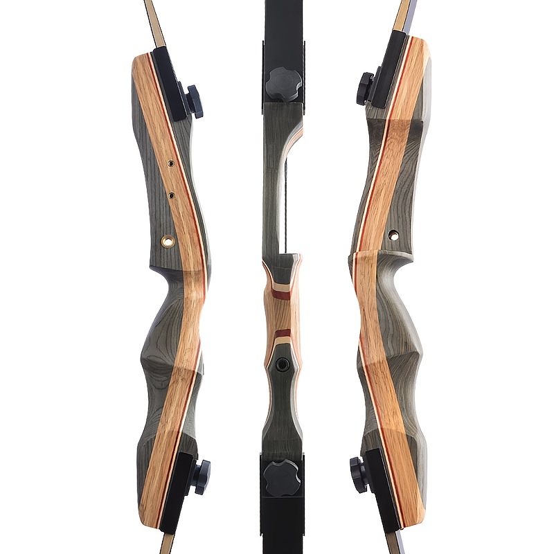 Multi-Skill, Complete 50lbs Recurve Bow Set for Hunting & Fishing - Easy-to-Use, Versatile for Beginners to Pros, Includes Accessories