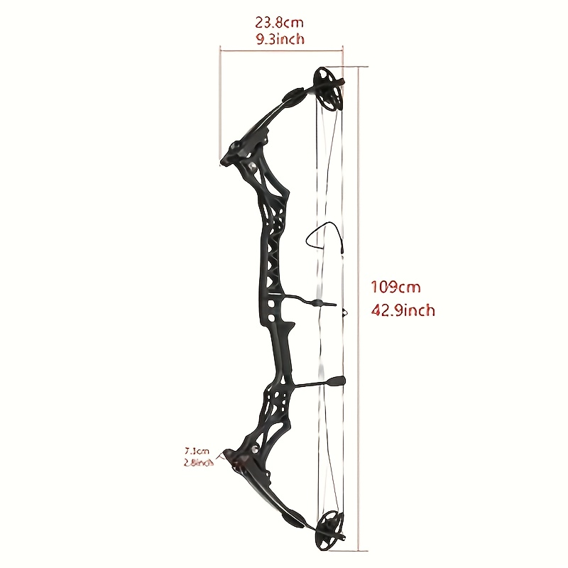 1 Compound Bow Set Alloy Compound Bow Set Outdoor Hunting Archery A Complete Set Of Compound Bows 30-60 Lbs Adjustable Compound Bow High Quality Compound Bow Outdoor Hunting Archery Compound Bow Set