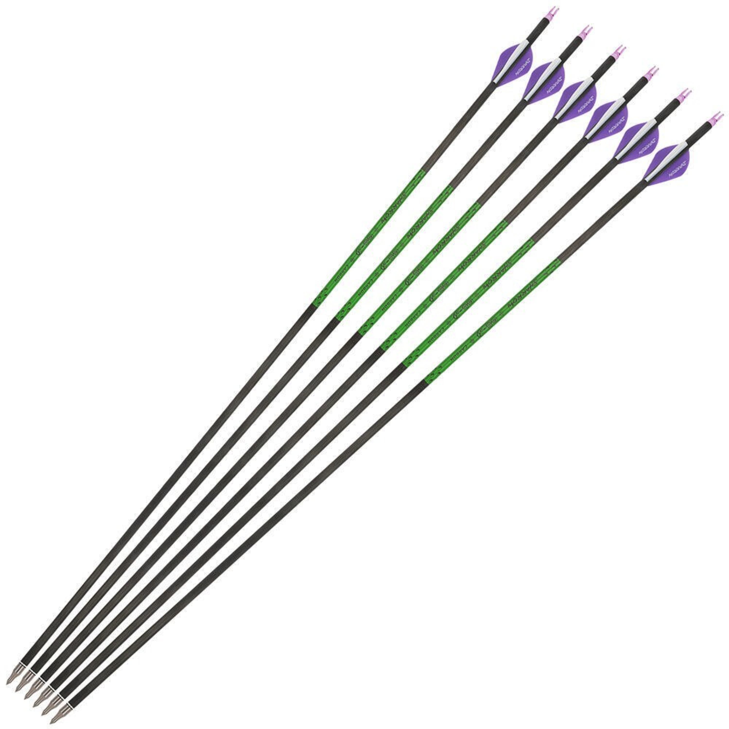 SHARROW 30" Pure Carbon Arrows Recurve Compound Bow Hunting Spine 300-800