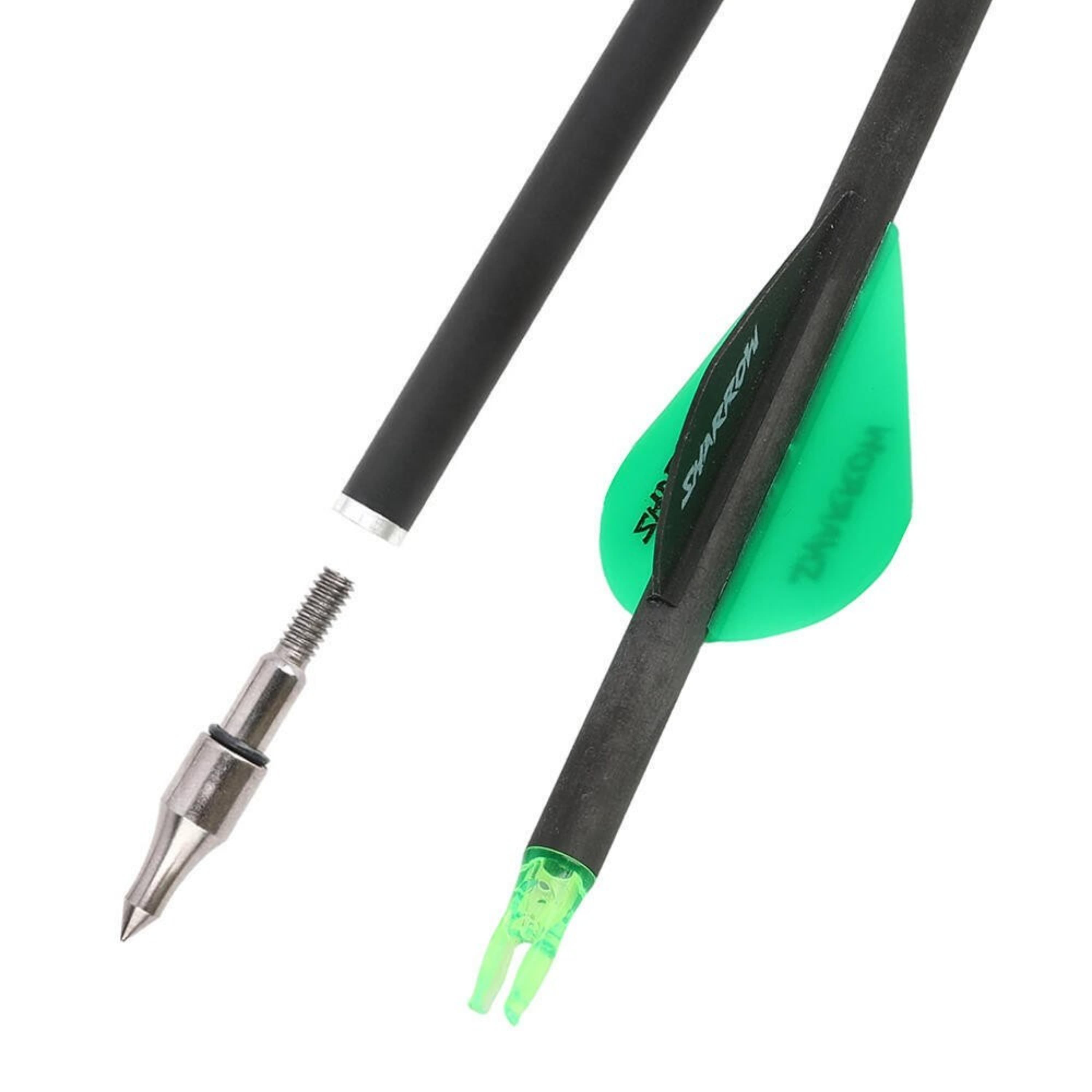 SHARROW 30" Pure Carbon Arrows Recurve Compound Bow Hunting Spine 300-800