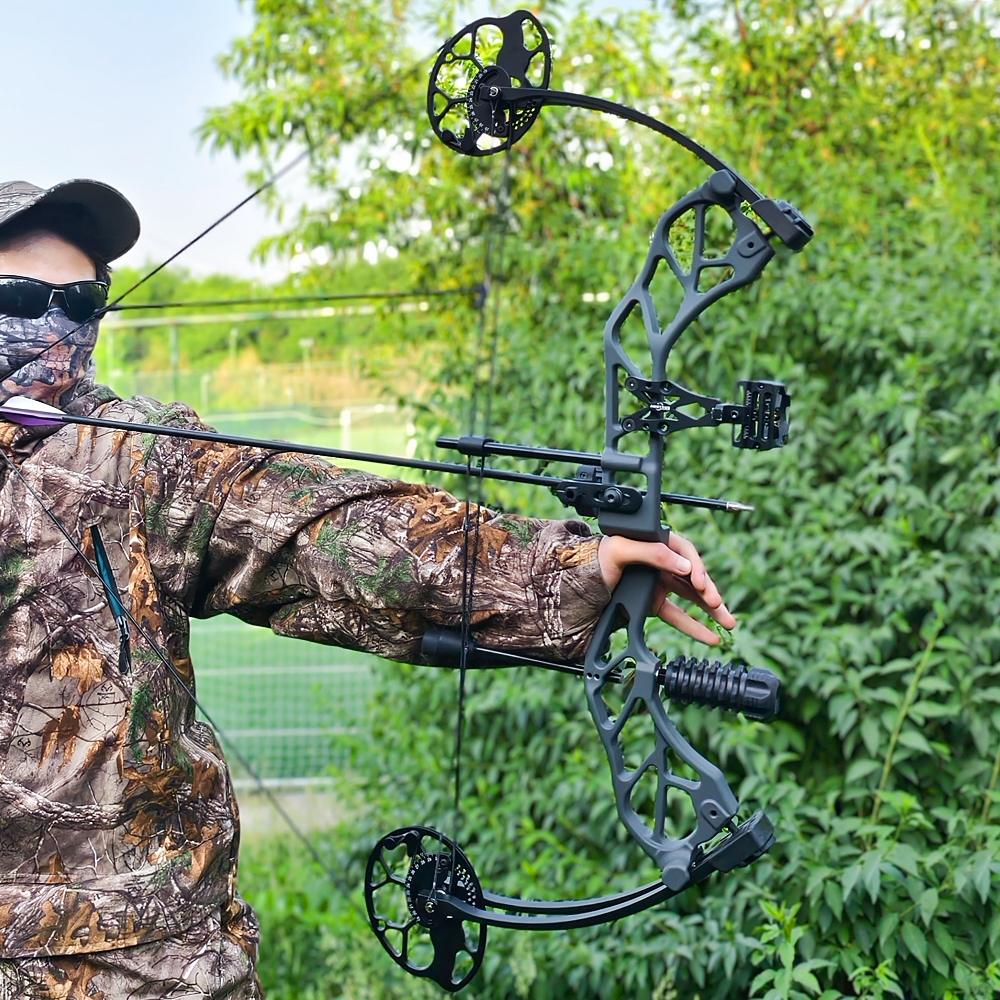 AMEYXGS E8 Hunting Compound Bow and Arrows Adult Hunting 30-70 lbs