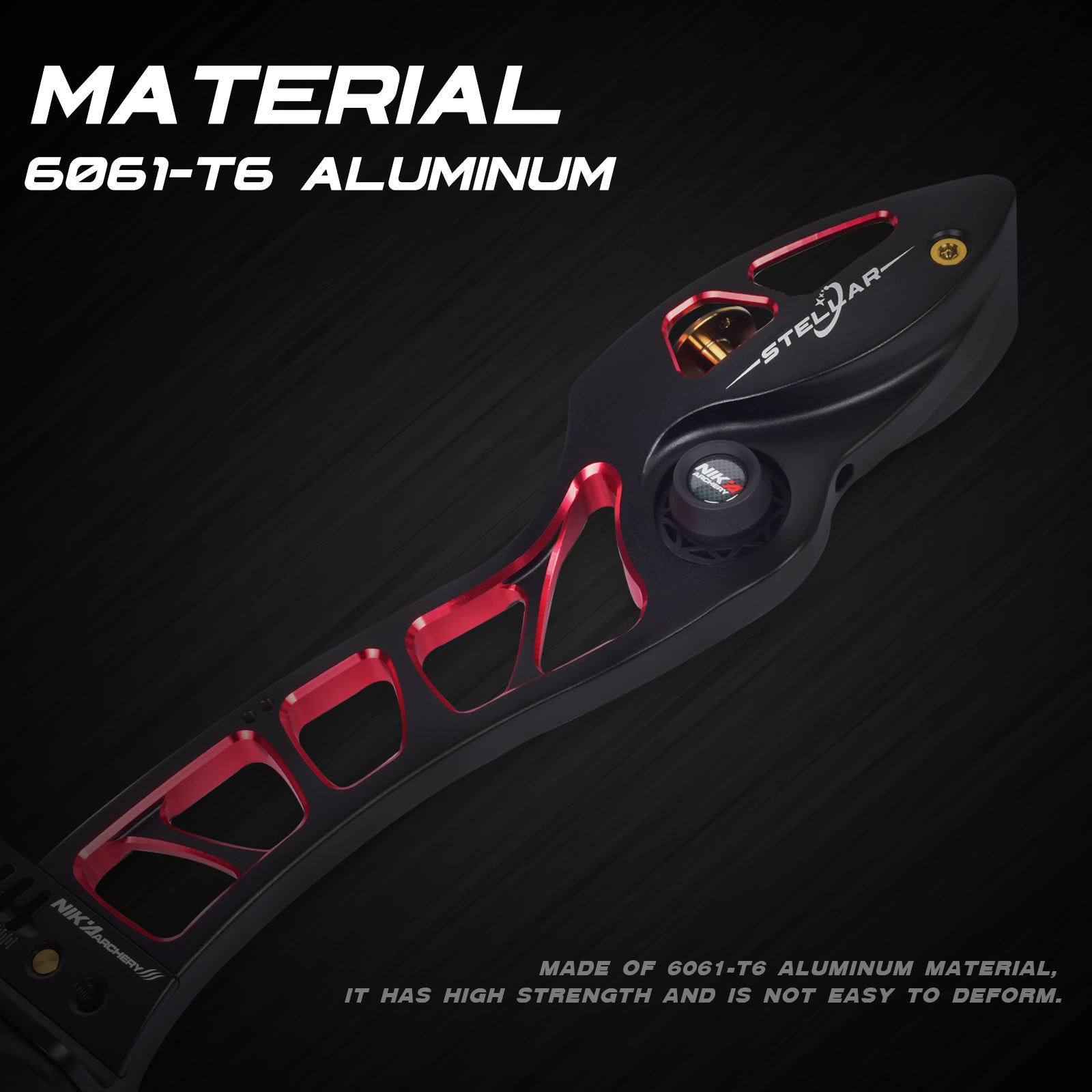 NIKA ET-15A Stellar 25" ILF Recurve Bow Riser RH