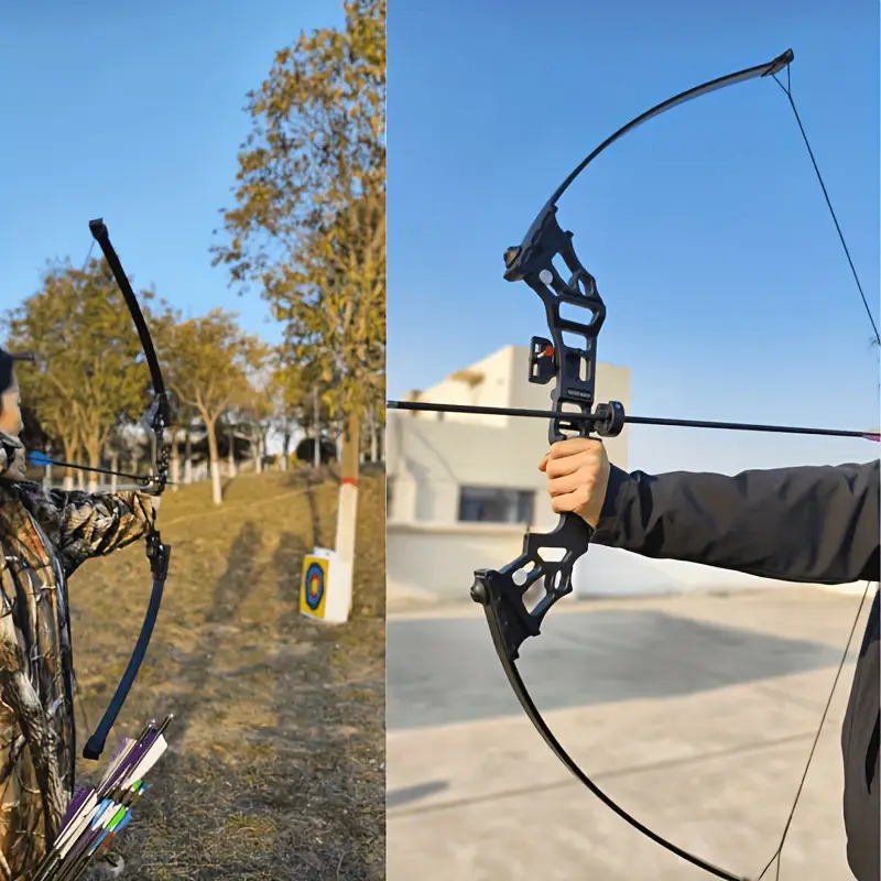 BLITZ WOLF Archery Straight Bow Takedown Recurve Bow Kit 30-40lbs 