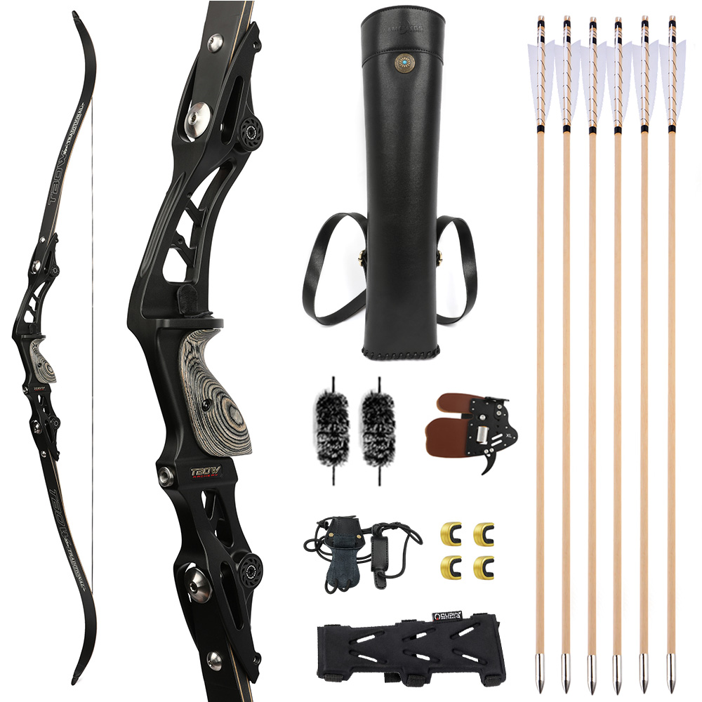 TBOW F263 62" ILF Recurve Bow Hunting Bow 25-60 lbs