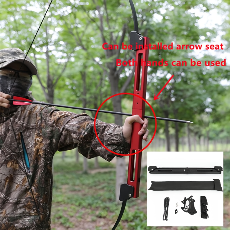 58" Folding Takedown Recurve Bow Aluminum Alloy Hunting Bow 35 lbs