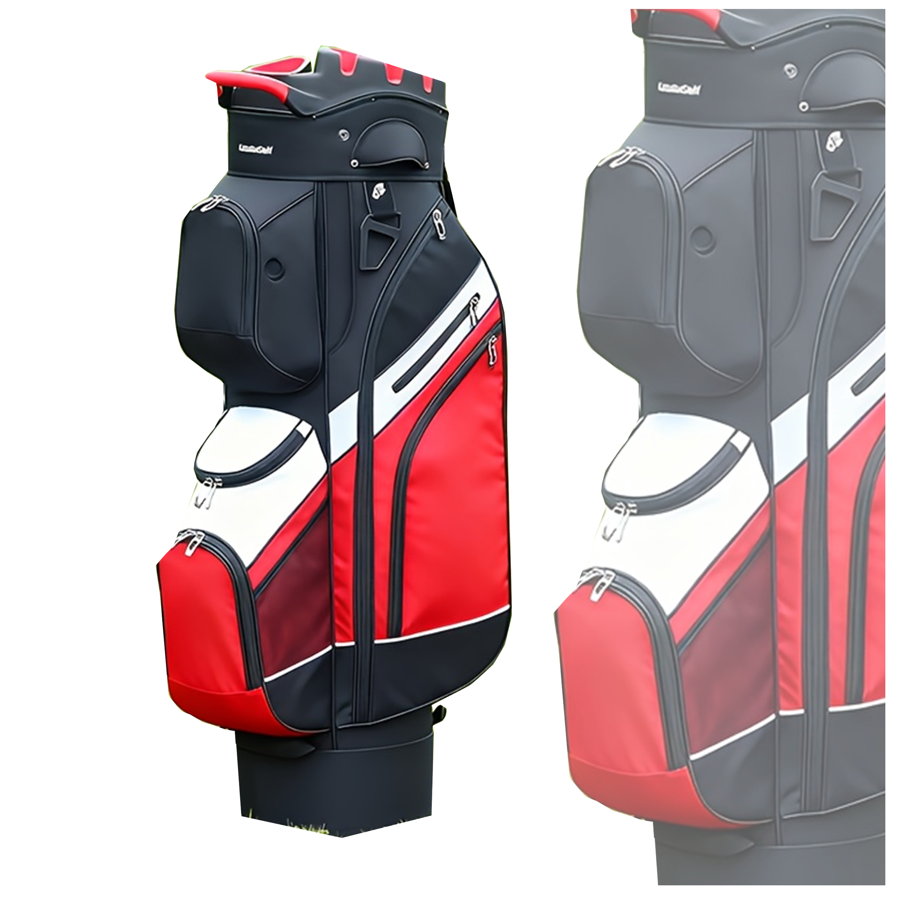 Golf Club Bag Course Use Case 14-Way Dividers 7 Pocket Polyester Golf 