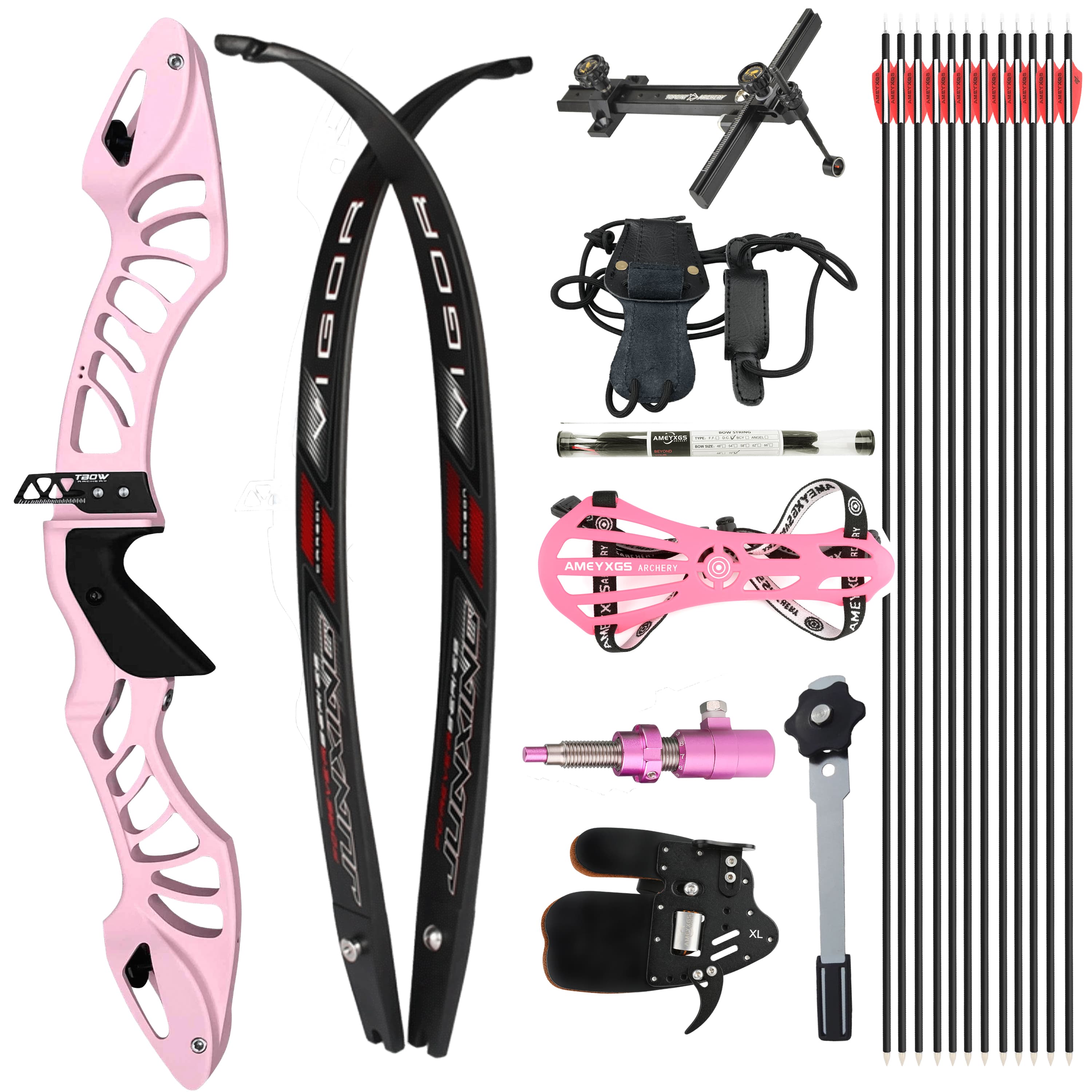 TBOW H7 68" ILF Target Recurve Bow Package RH 