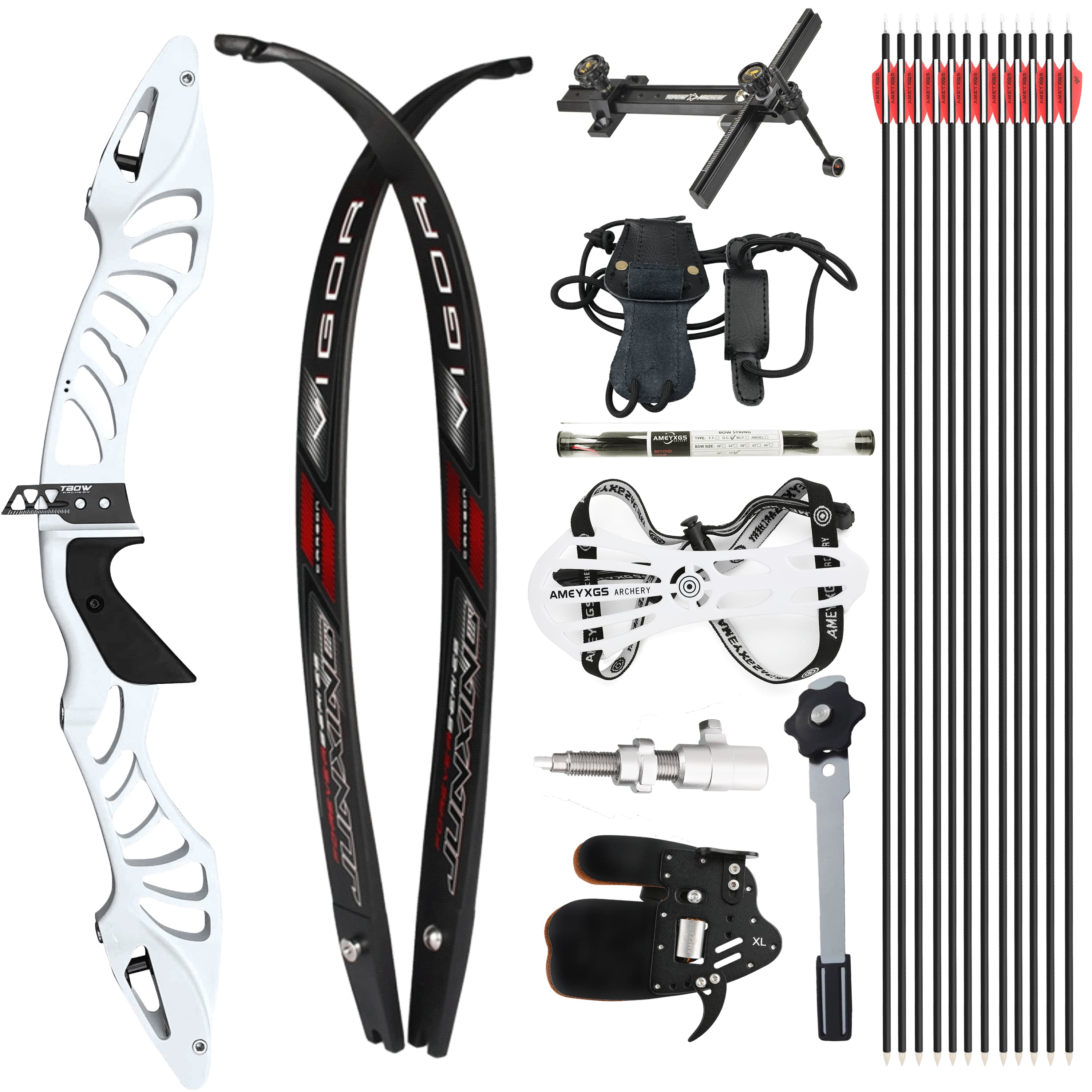 TBOW H7 68" ILF Target Recurve Bow Package RH 