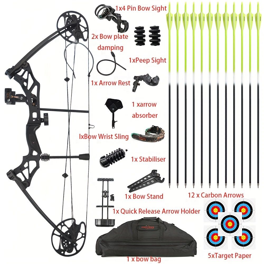 KAIMEI HAN Compound Hunting Bow Archery Compound Bow 30-60 lbs