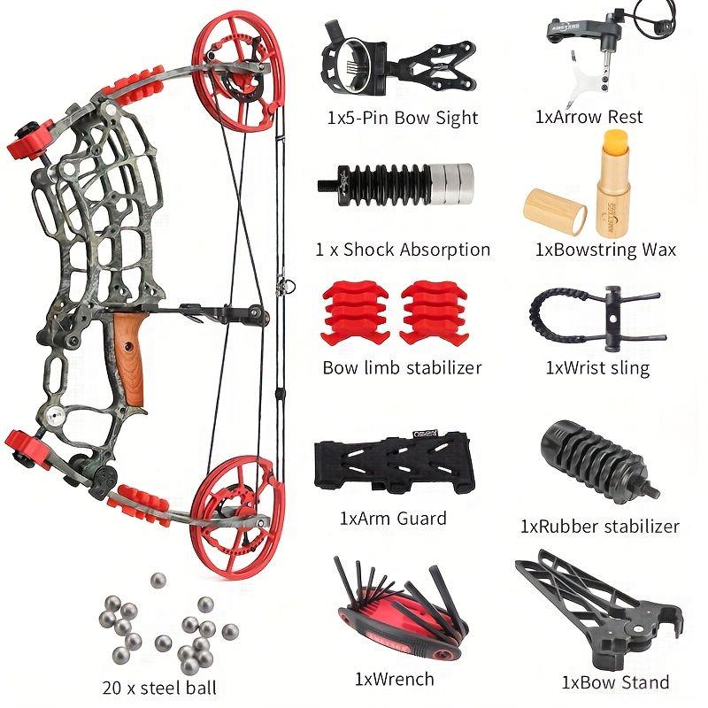Dual Purpose Composite Bow Compound Bow Kit 30-60lbs