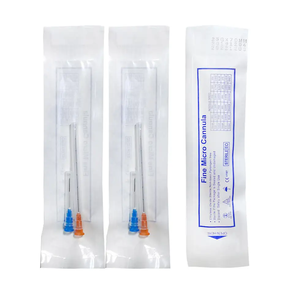 High quality Disposable Hypodermic Needle 18G 23G 25G 27G canula Micro Blunt tip Cannula with filter-iRENICE