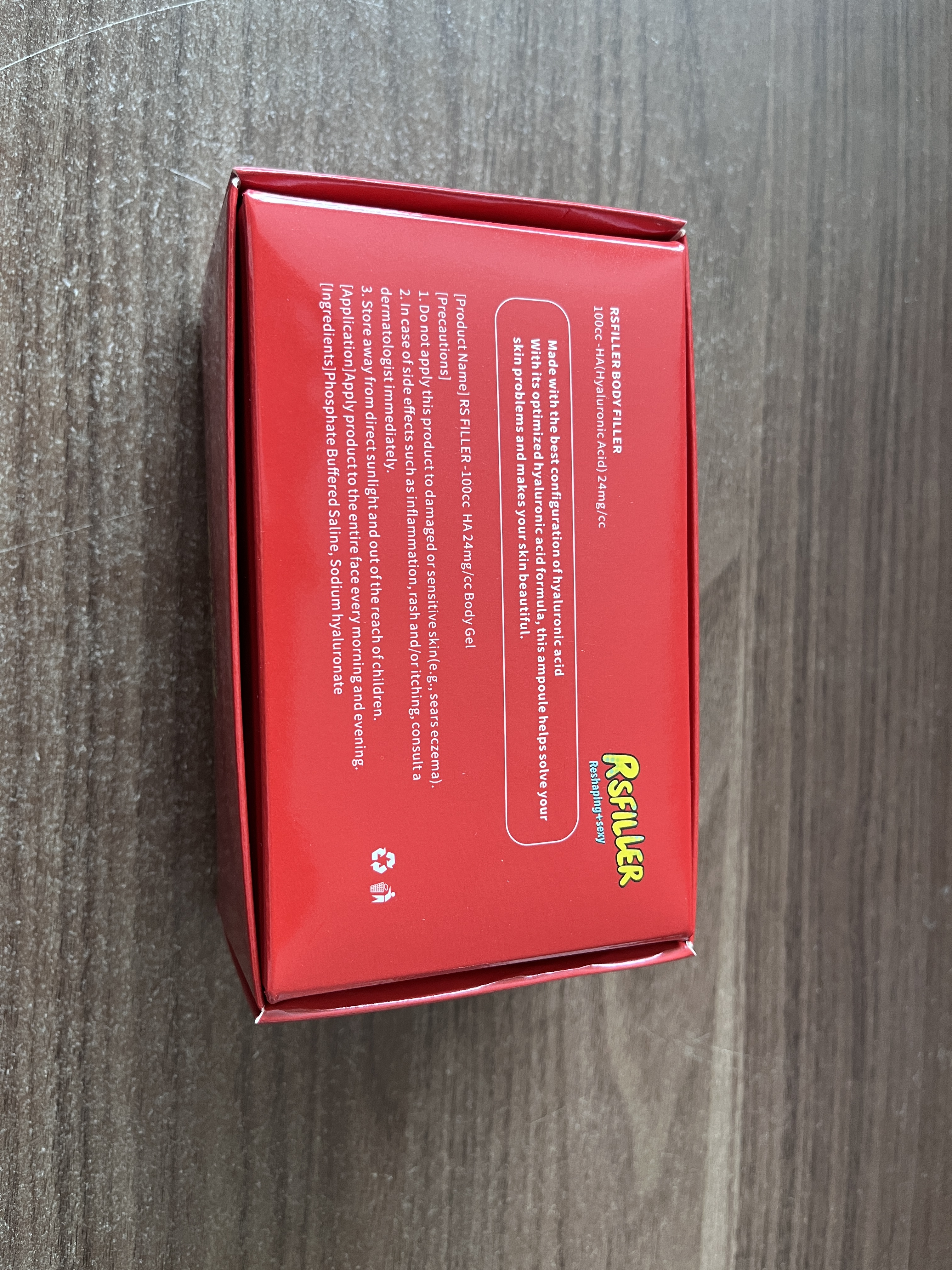 RSfiller 100CC for Butt and Breast