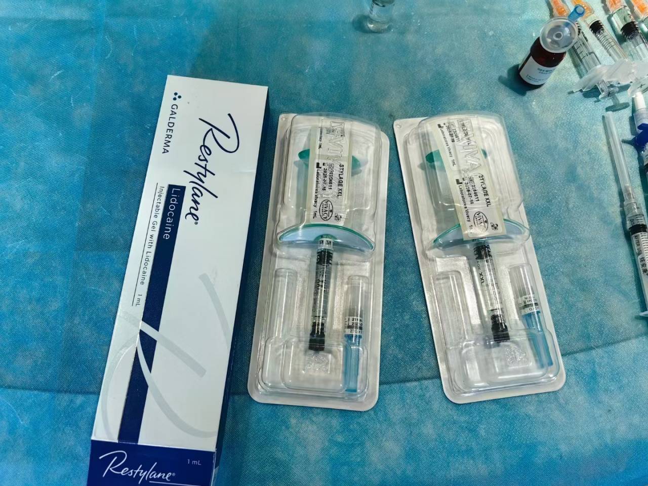 Original Cross Linked Hyaluronic Acid Dermal Filler RESTYLANE® LIDOCAINE (1×1ML) For Lips-iRENICE