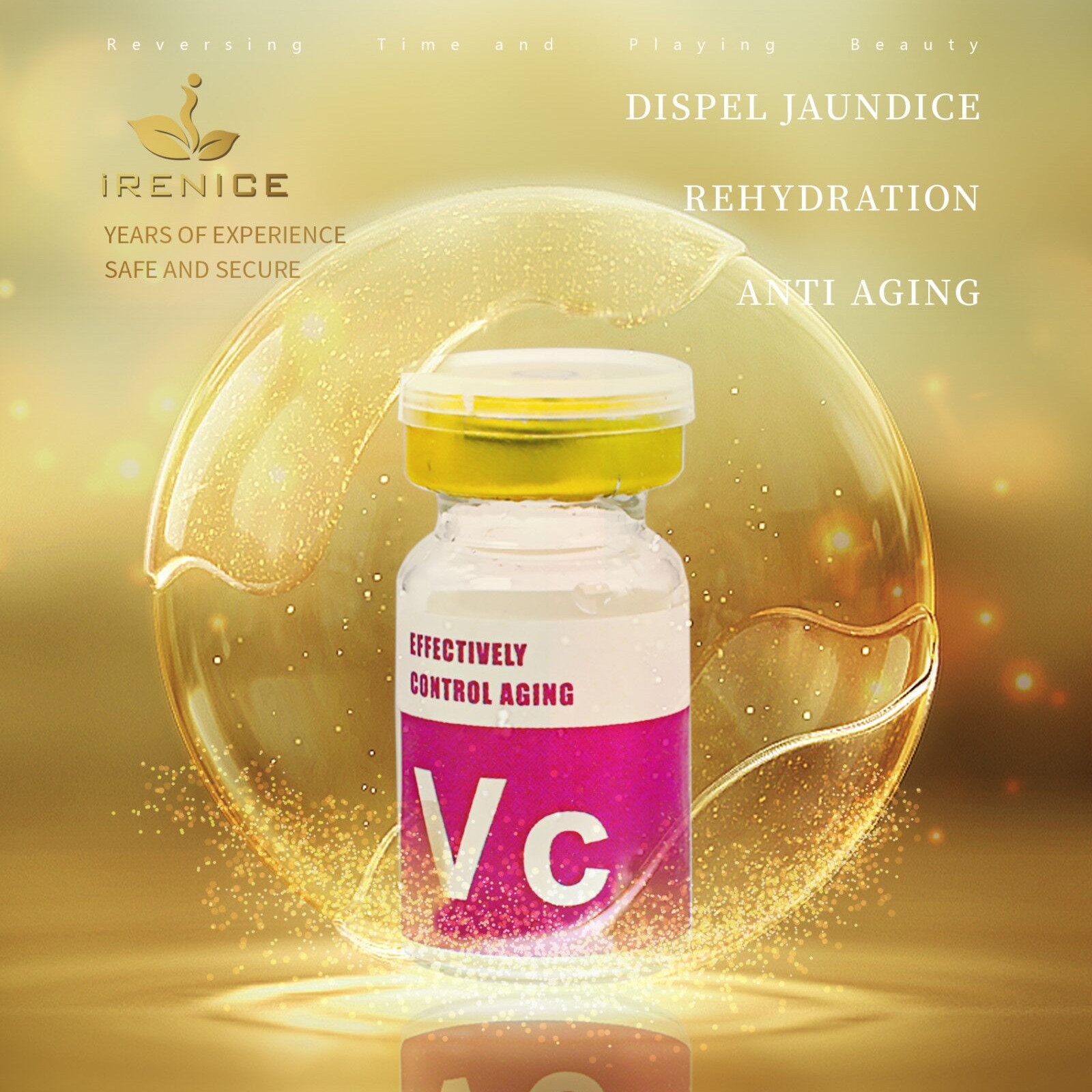 5ml Meso therapy Solution With HA Skin Repairing Anti Wrinkles Face Dermal Filler Solution Skin and Body Care-iRENICE