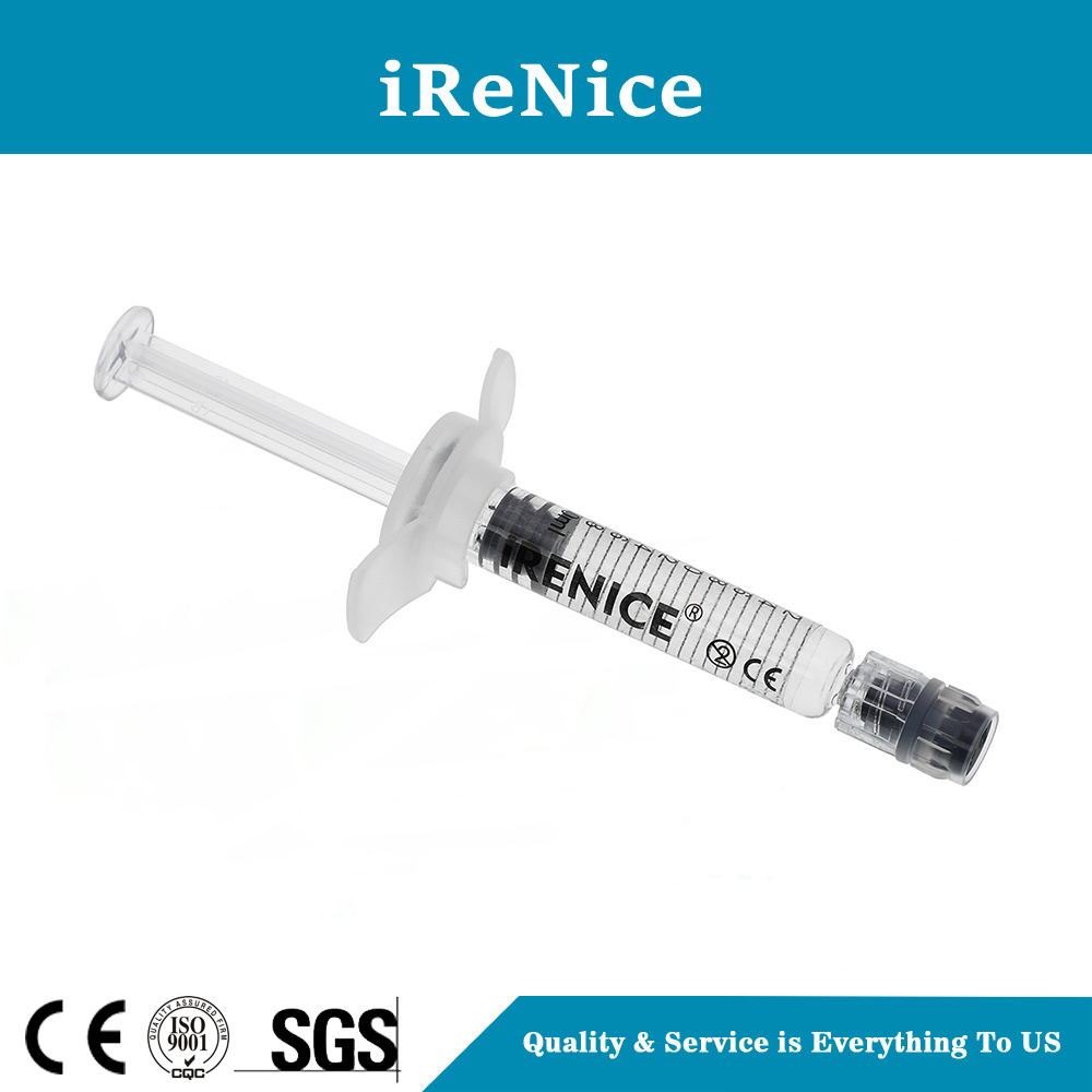 Hot sale 1ml 2ml cross linked wrinkle beauty anti-aging lip nose facial frown lines acid hyaluronic injection dermal filler-iRENICE
