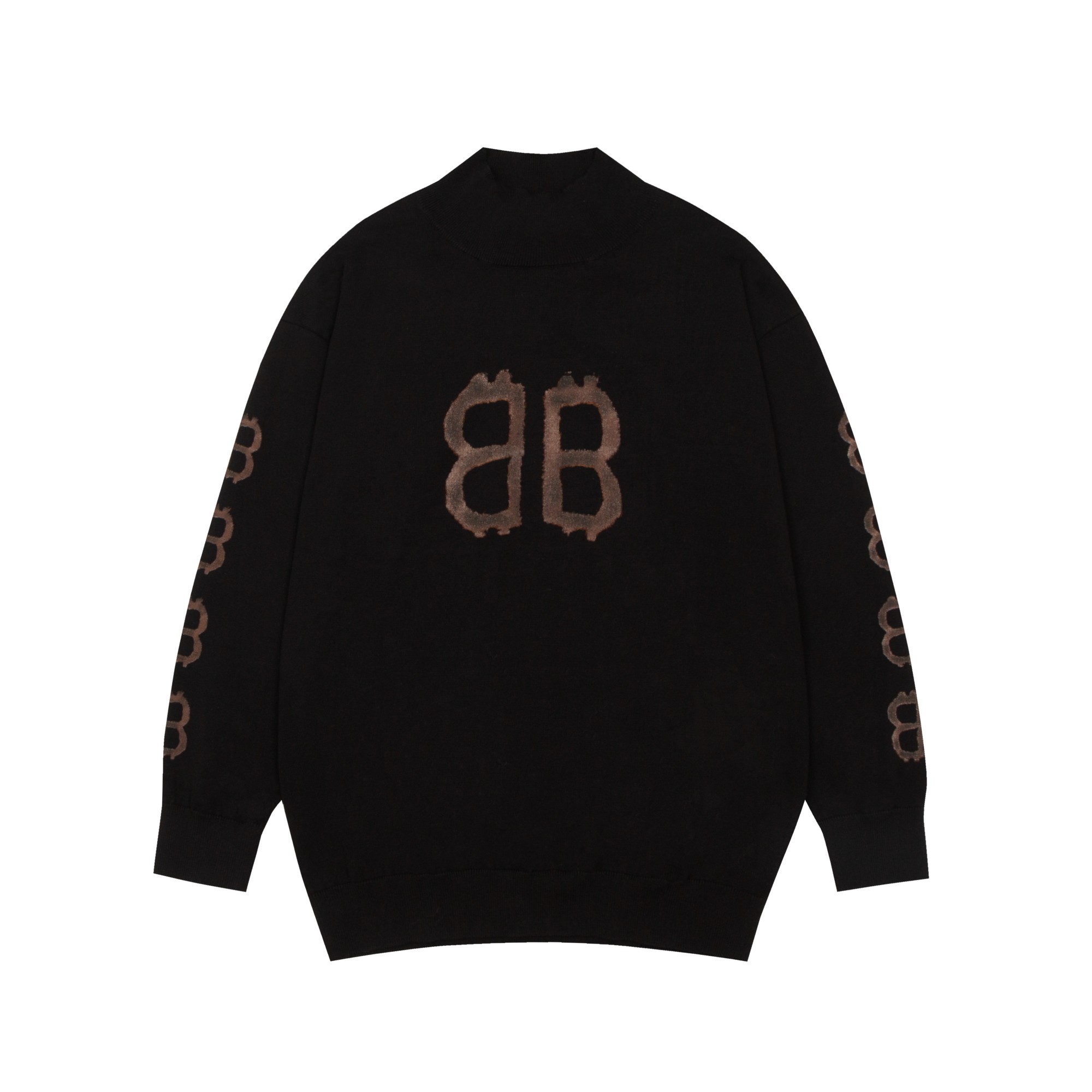 Balenciaga Double B mid-collar sweater