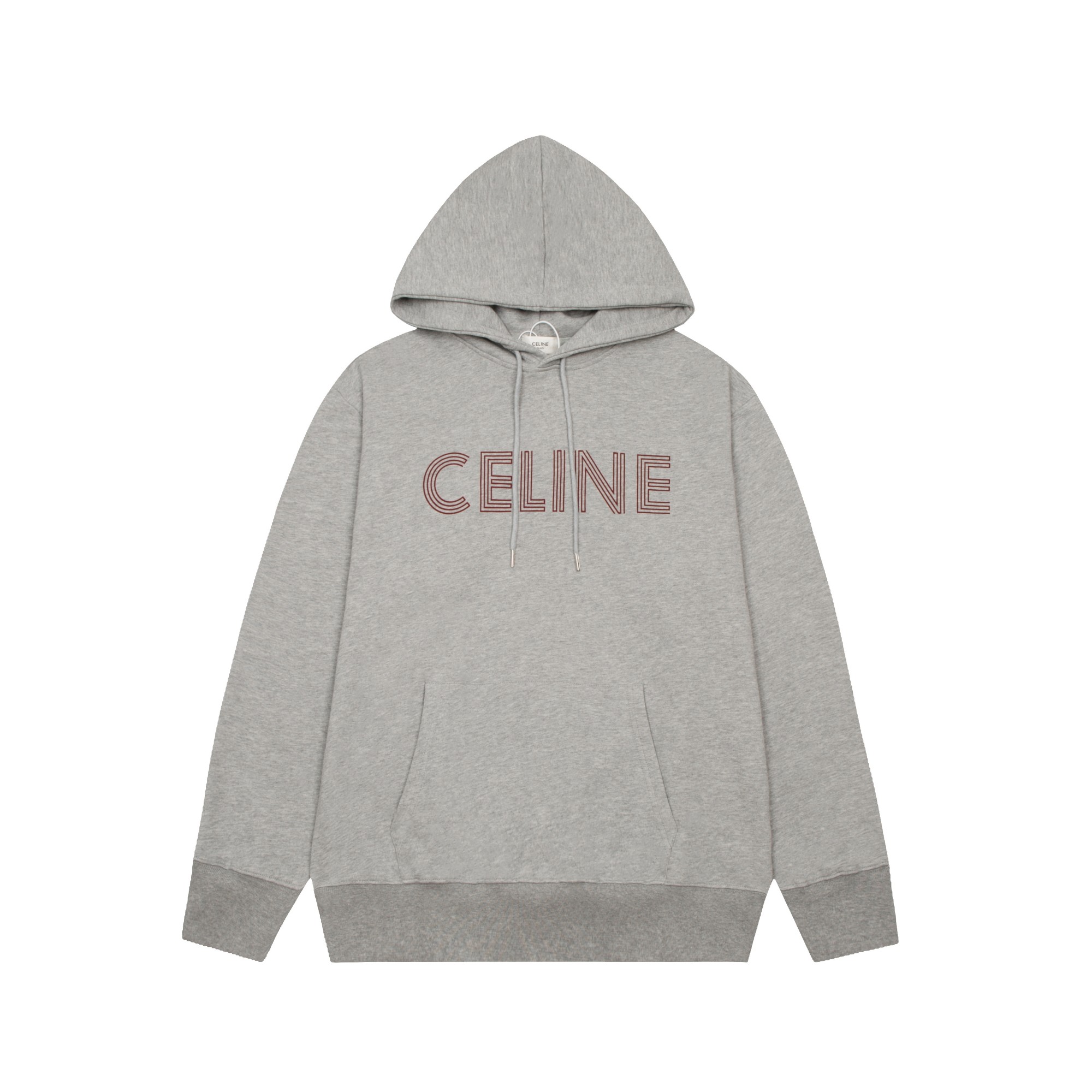 Celine autumn and winter series letter hooded sweatshirt